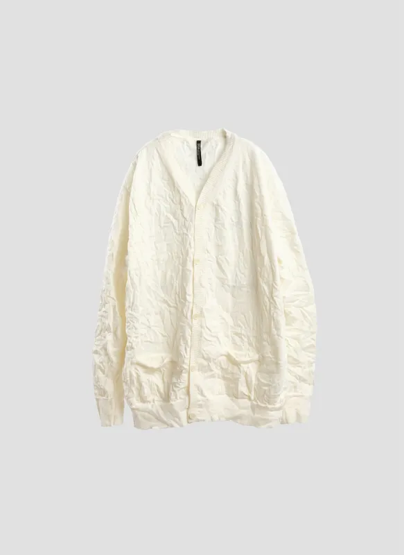 Wrinkle Polyester Dry Knit Cardigan sold by INITIAL Fashion