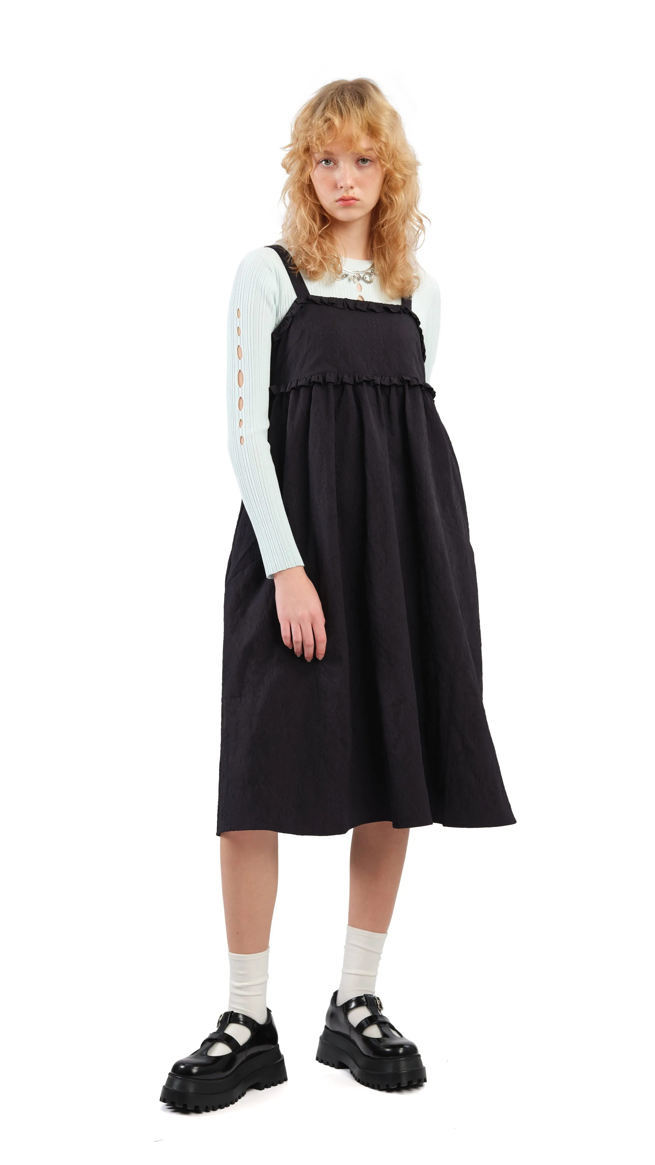 Textural Tiered Dress sold by INITIAL Fashion product image thumbnail 4