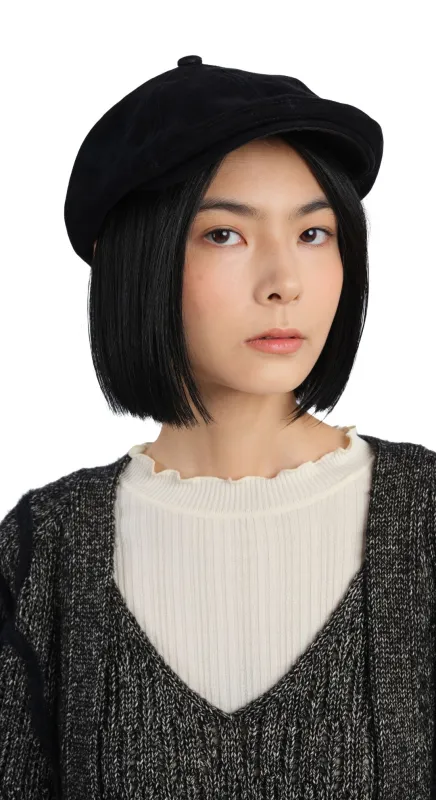 Leather Turtle Newsboy Cap sold by INITIAL Fashion
