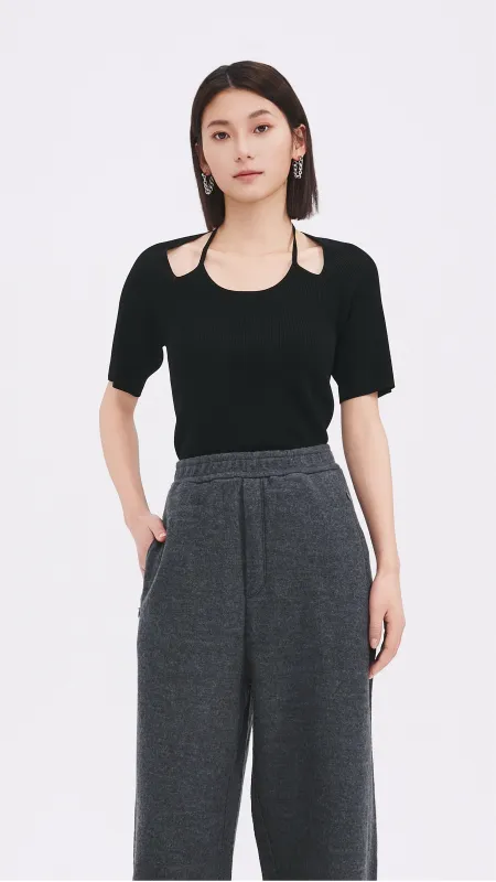 Halter Neckline Top sold by INITIAL Fashion