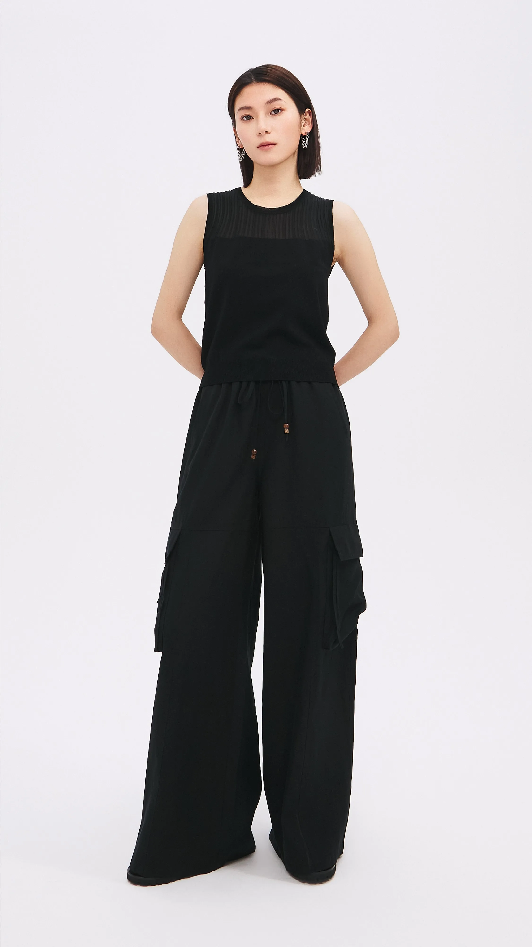 Mixed Yarn Vest sold by INITIAL Fashion product image thumbnail 4