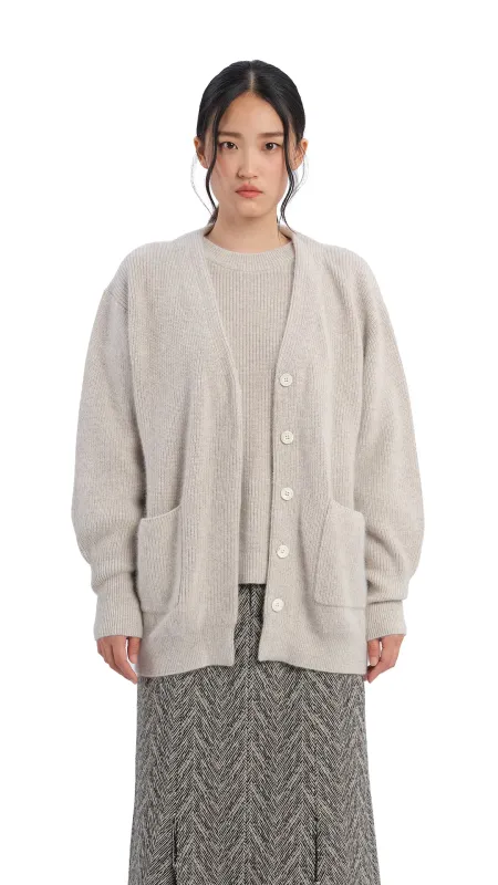 Fox-Mix Cardigan sold by INITIAL Fashion
