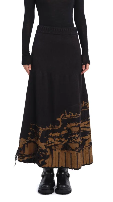 Queen Sisi Knitted Skirt sold by INITIAL Fashion