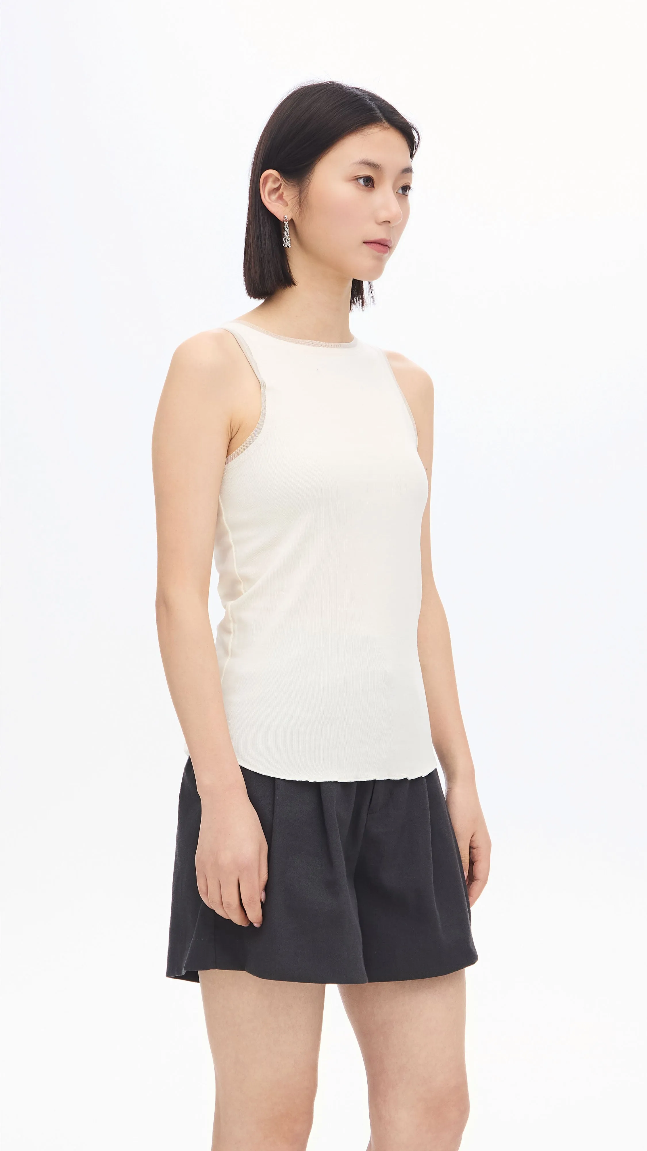 Cutout Tank Top sold by INITIAL Fashion product image thumbnail 2