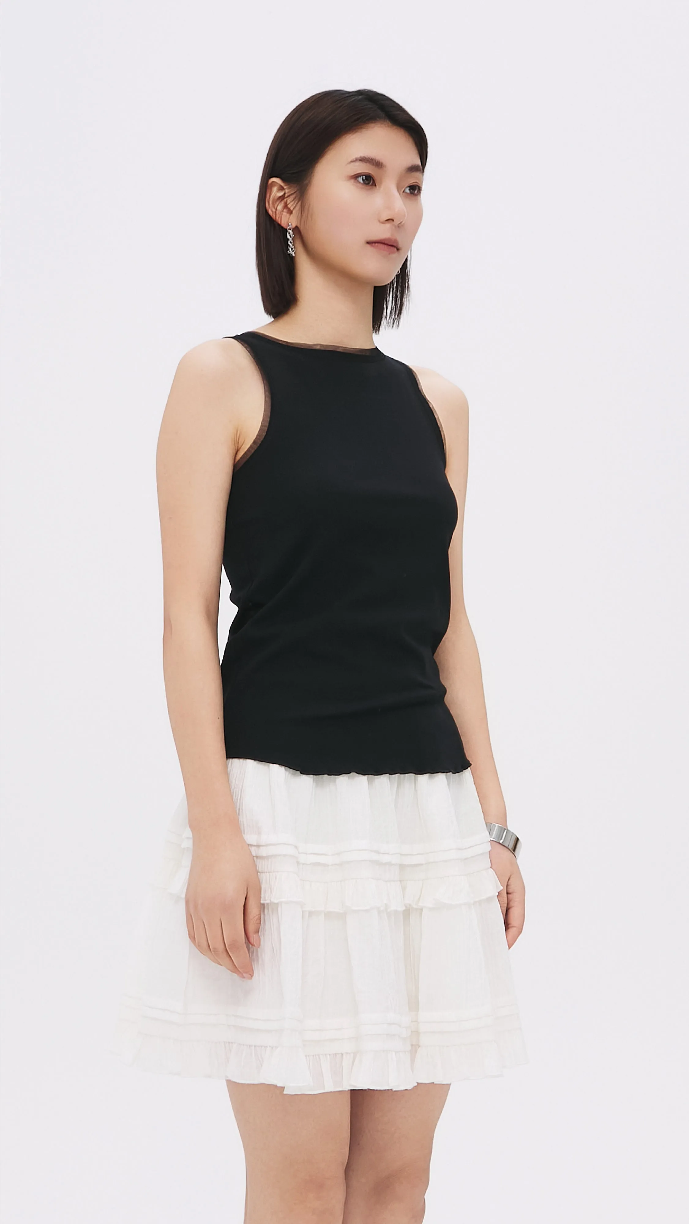 Cutout Tank Top sold by INITIAL Fashion product image thumbnail 2