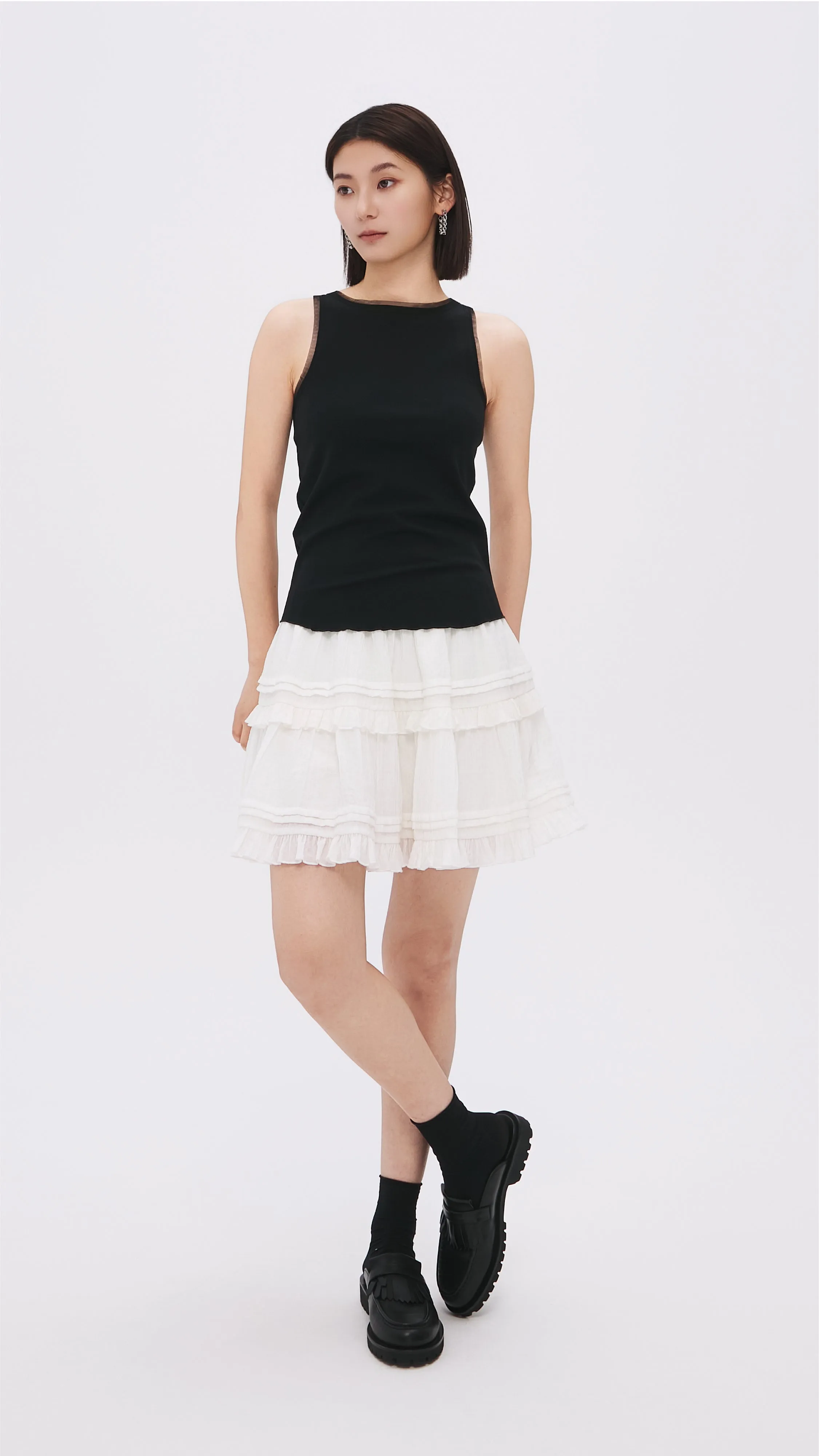 Cutout Tank Top sold by INITIAL Fashion product image thumbnail 5