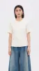 Tucks-trimmed T-Shirt sold by INITIAL Fashion