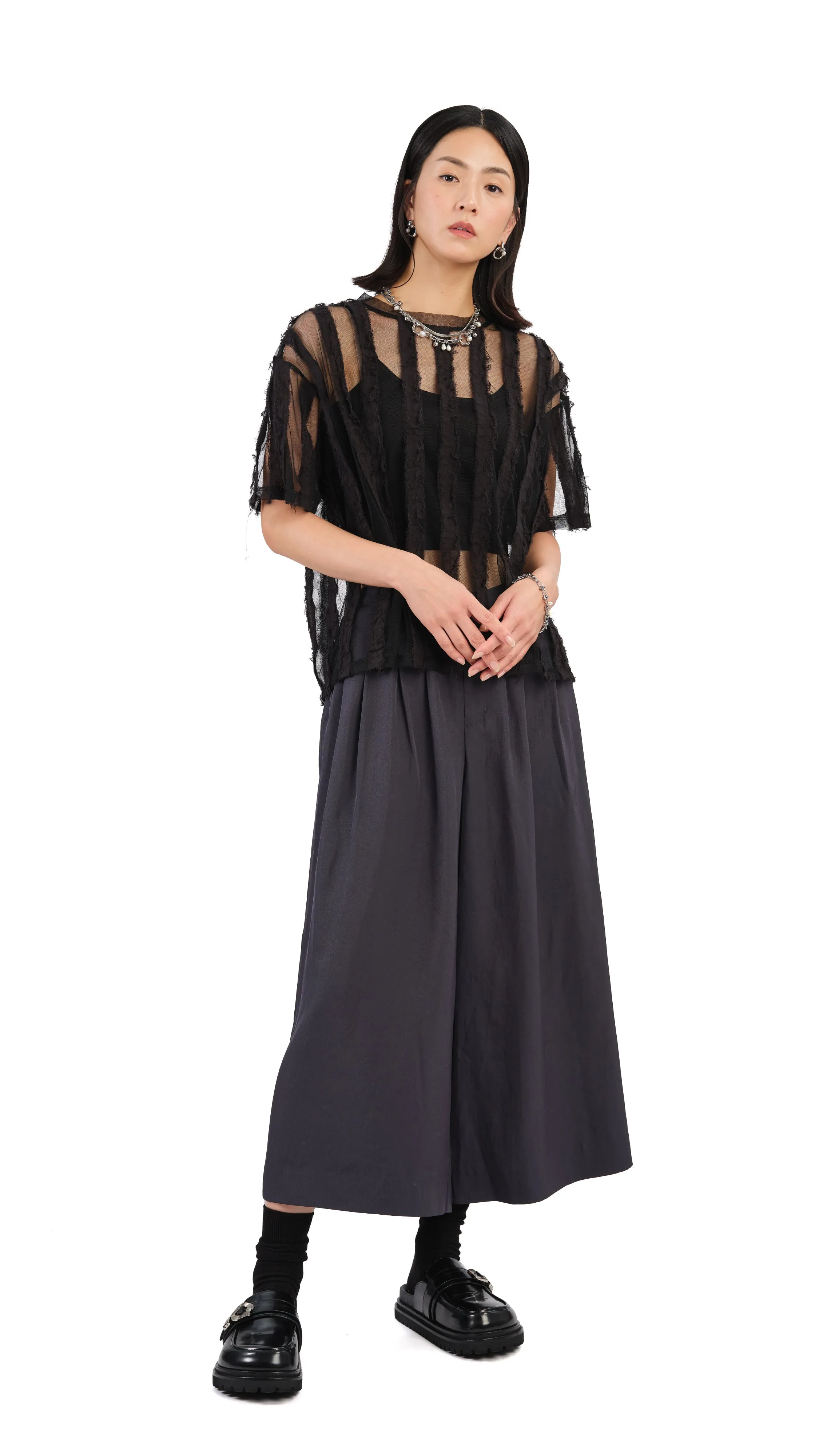 Mesh Patch Top sold by INITIAL Fashion product image thumbnail 5