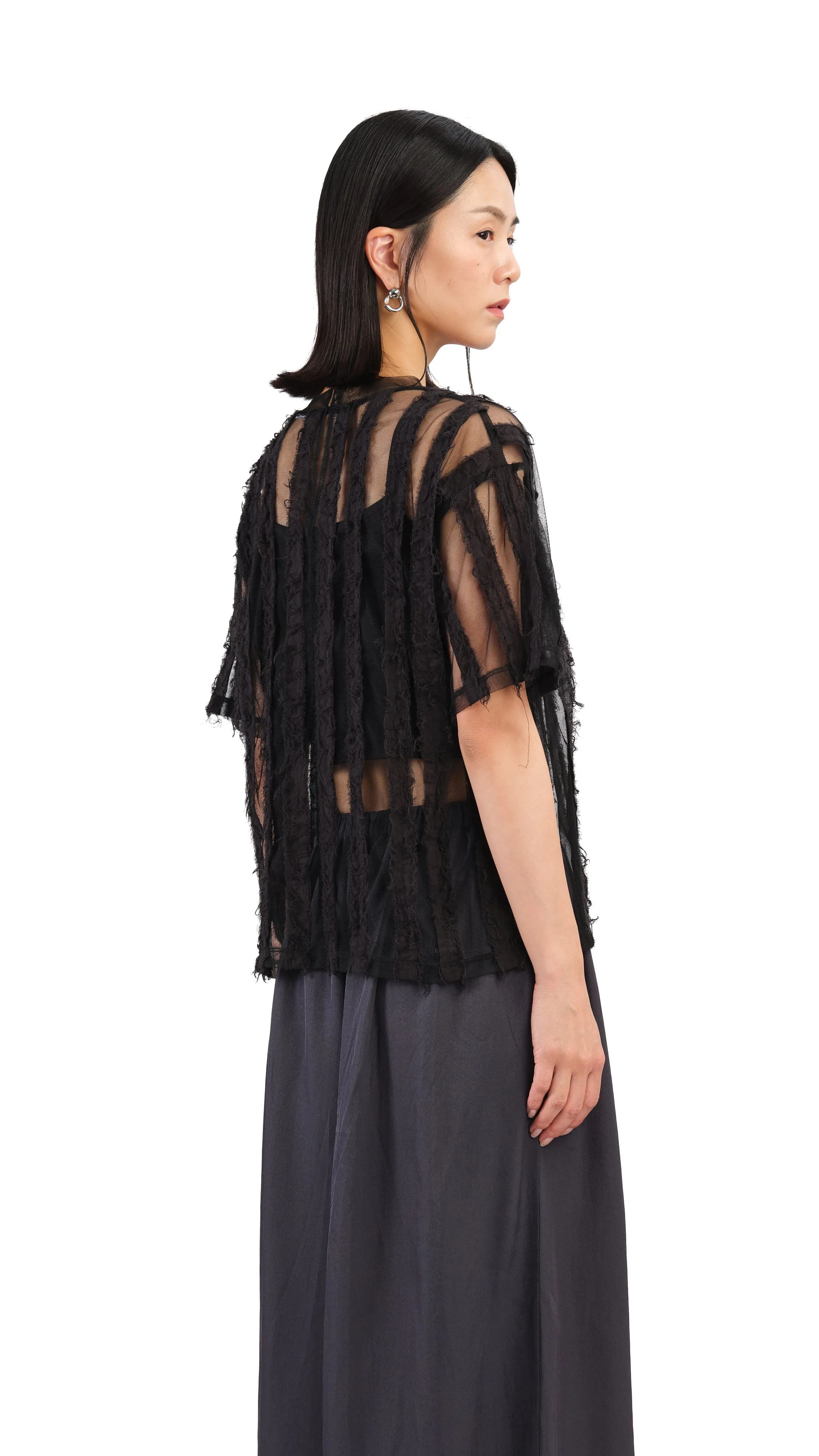 Mesh Patch Top sold by INITIAL Fashion product image thumbnail 3