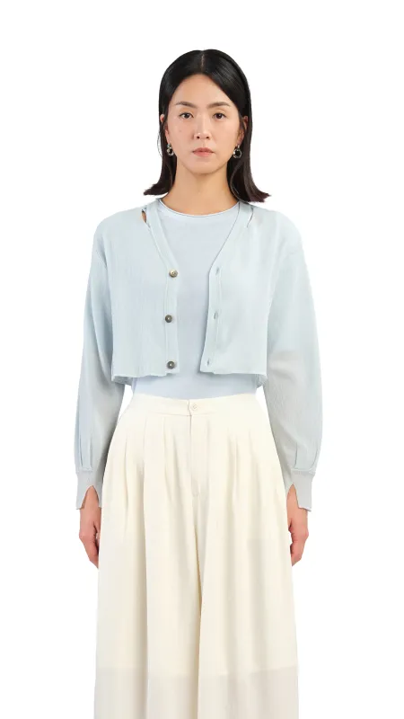 Sheer Knit Cardigan sold by INITIAL Fashion