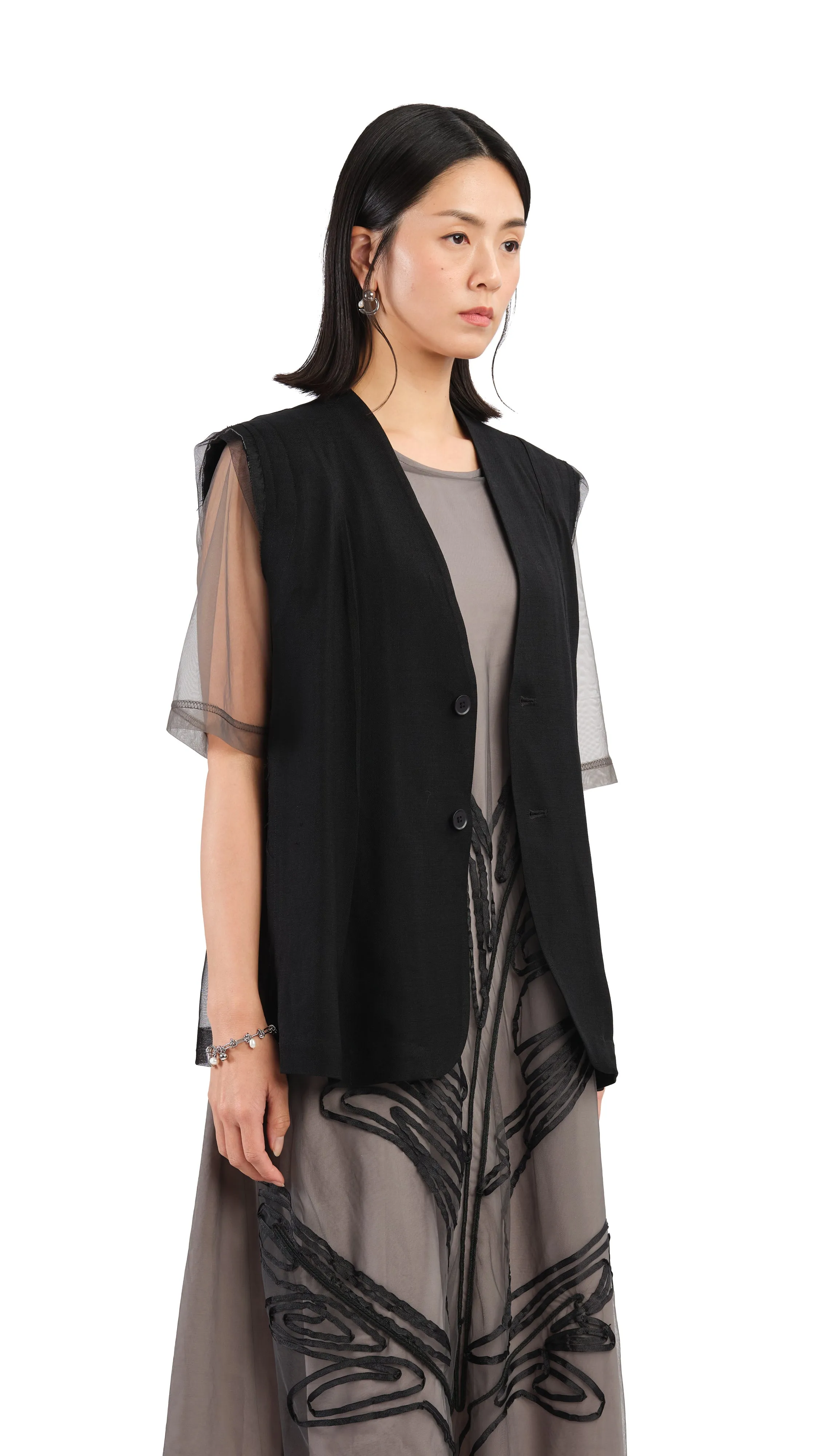 Mesh Waistcoat sold by INITIAL Fashion product image thumbnail 2