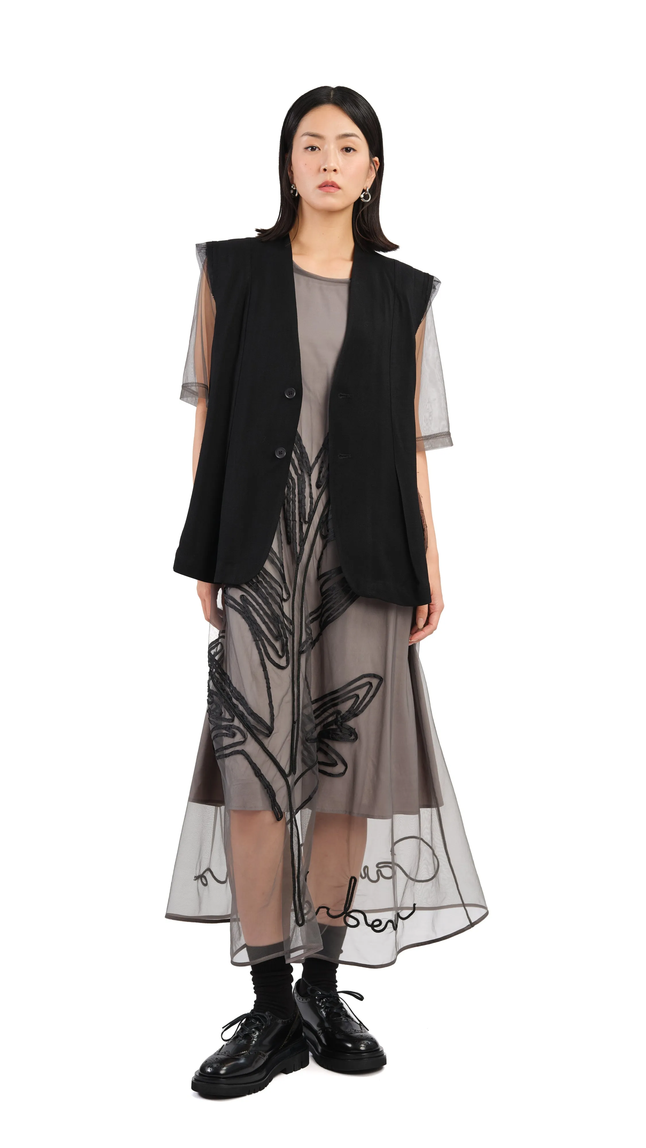 Mesh Waistcoat sold by INITIAL Fashion product image thumbnail 4