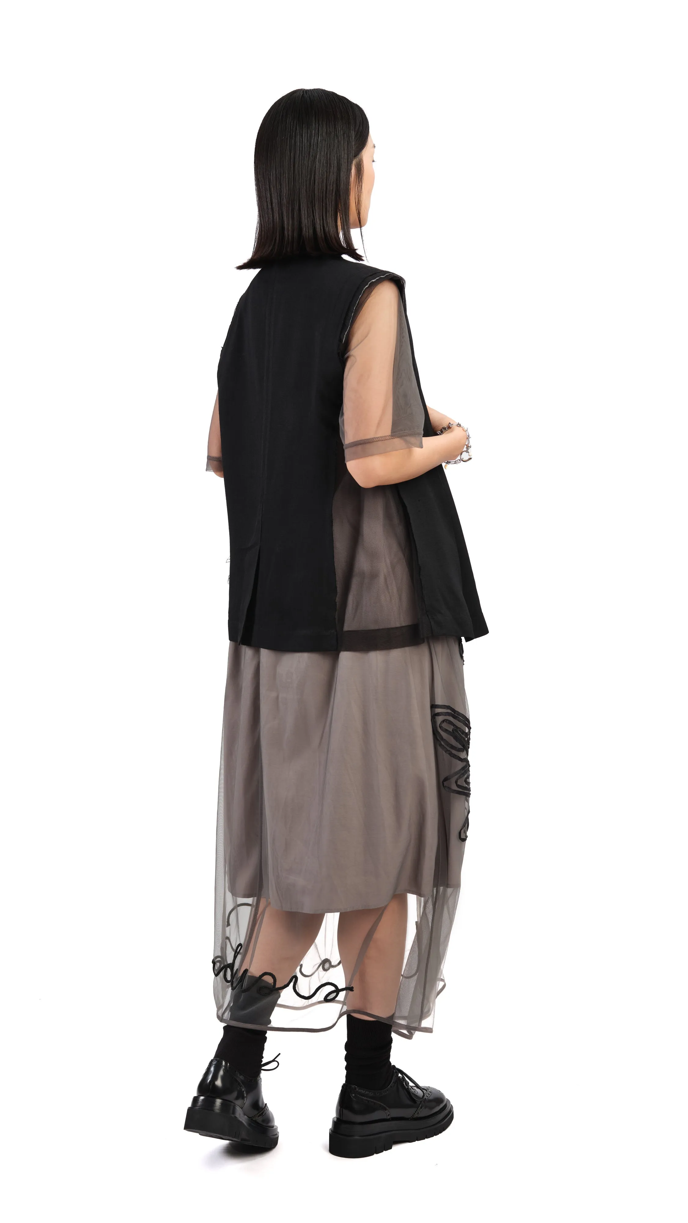 Mesh Waistcoat sold by INITIAL Fashion product image thumbnail 5