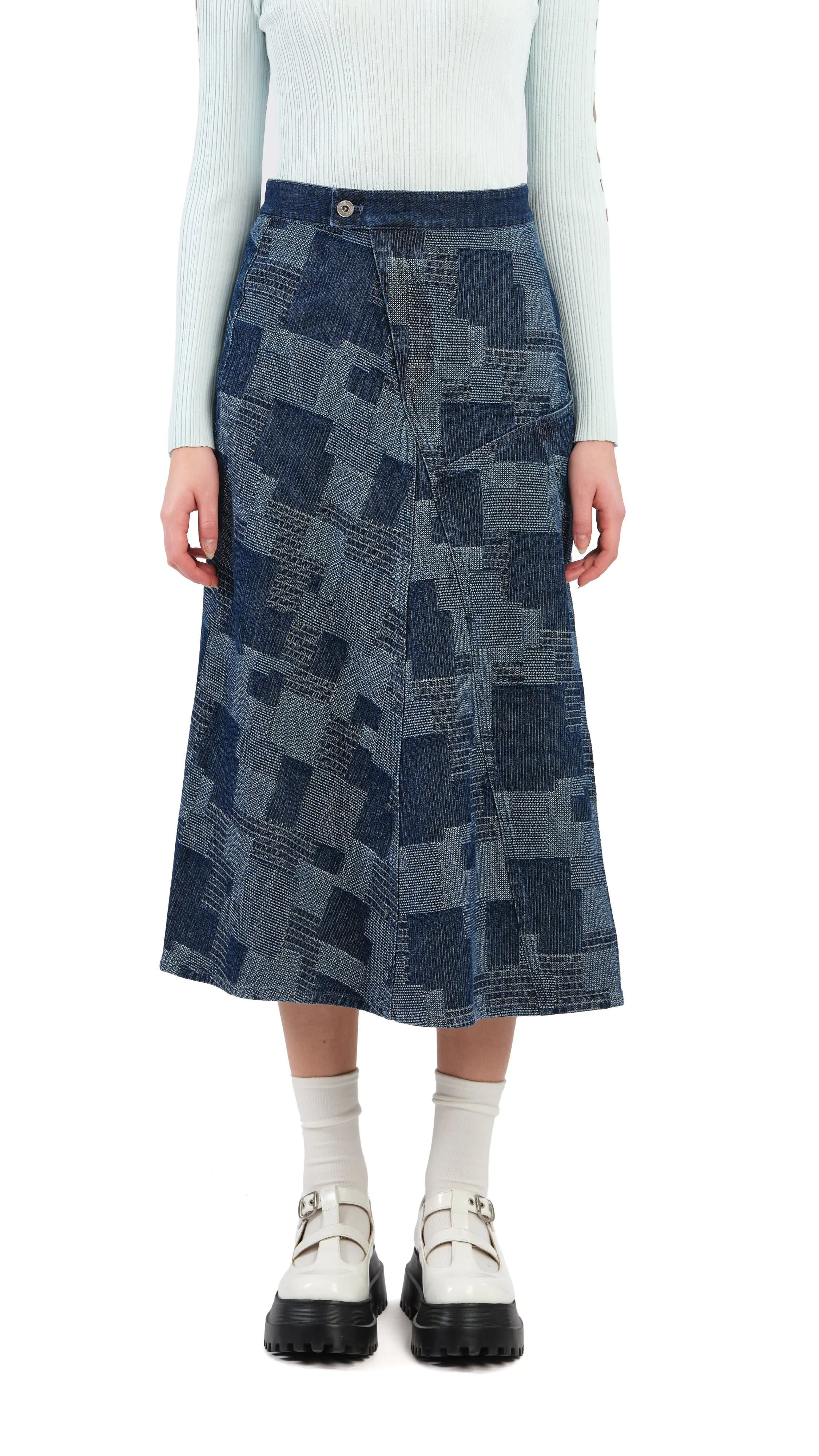 Denim Skirt sold by INITIAL Fashion
