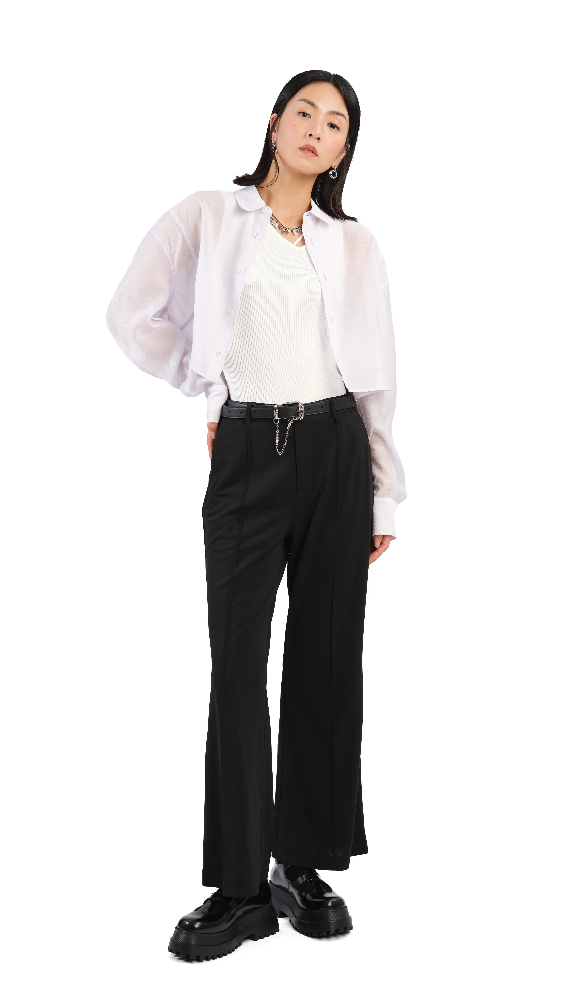 Asymmetric Neckline Top sold by INITIAL Fashion product image thumbnail 5