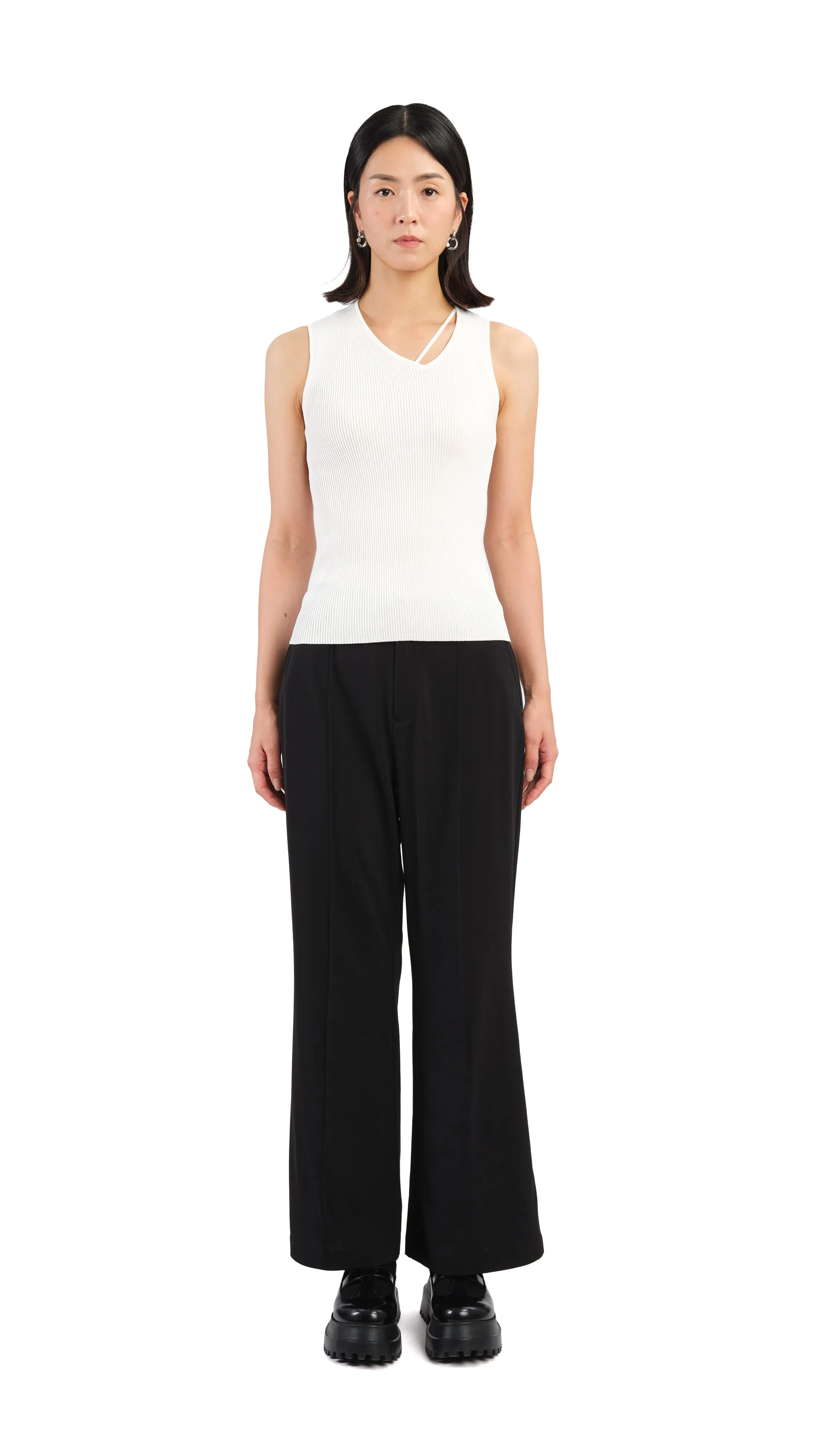 Asymmetric Neckline Top sold by INITIAL Fashion product image thumbnail 4