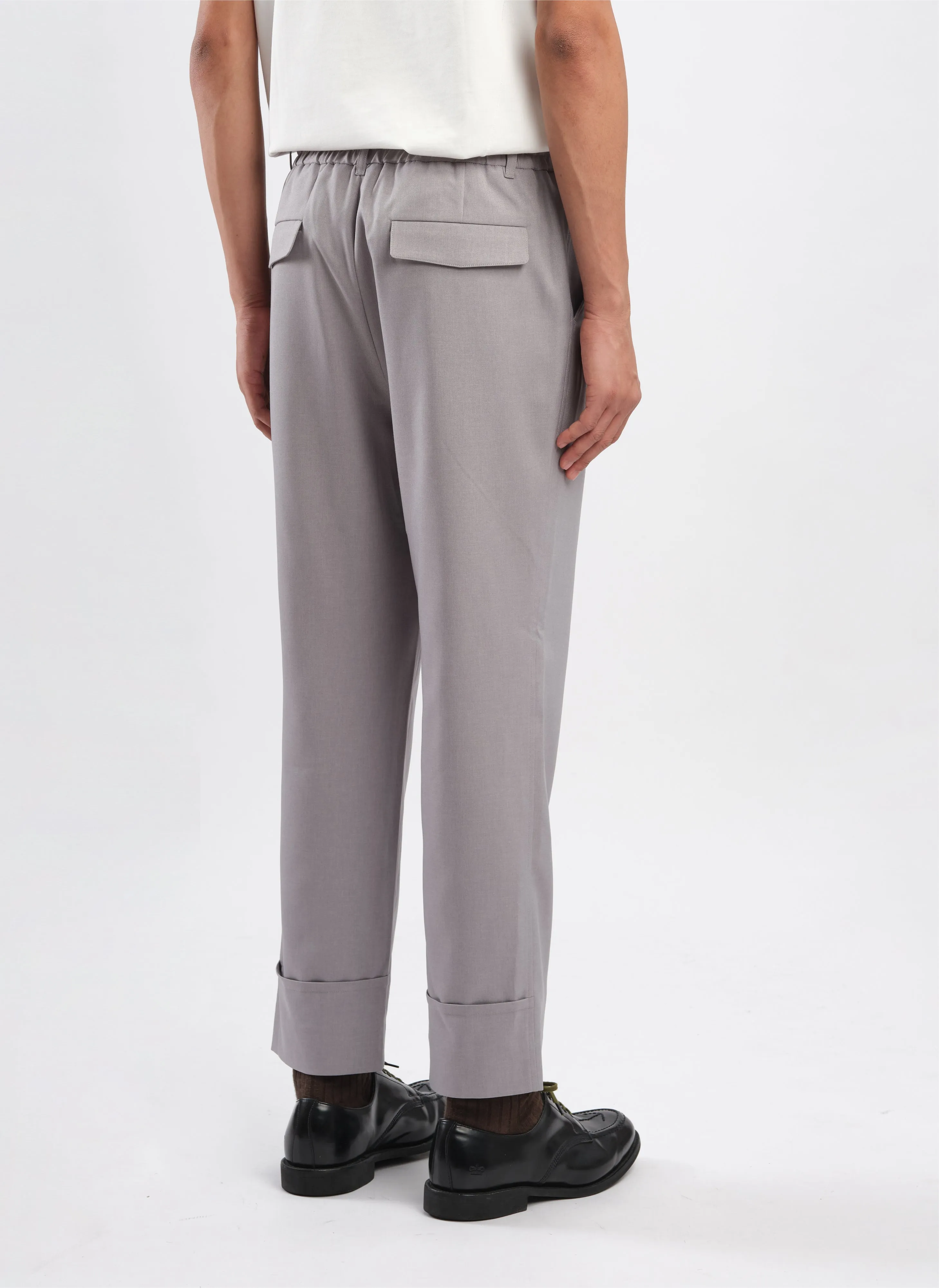 Polyester Regular Length Tapered Pants (P-14) sold by INITIAL Fashion product image thumbnail 4