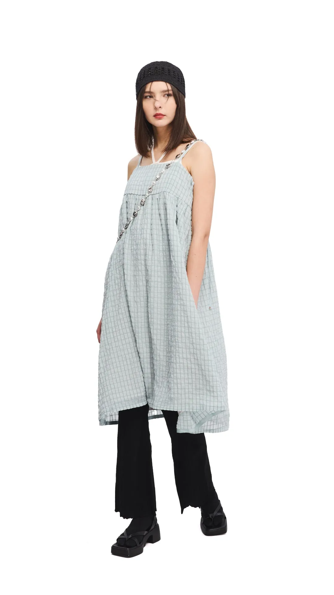 Wrinkle Chiffon Slipdress sold by INITIAL Fashion product image thumbnail 5