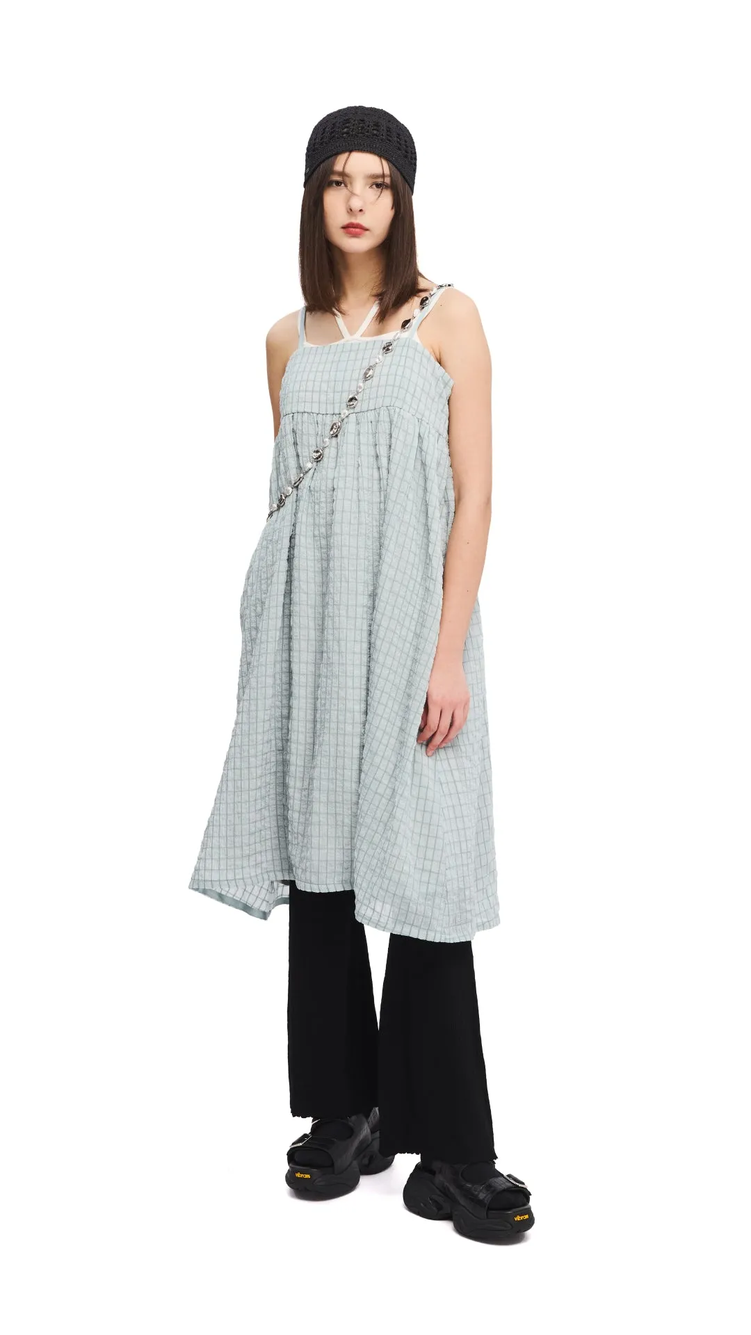 Wrinkle Chiffon Slipdress sold by INITIAL Fashion product image thumbnail 4