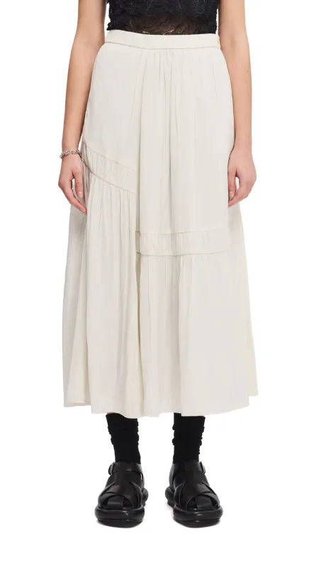 Flounce Maxi Skirt sold by INITIAL Fashion