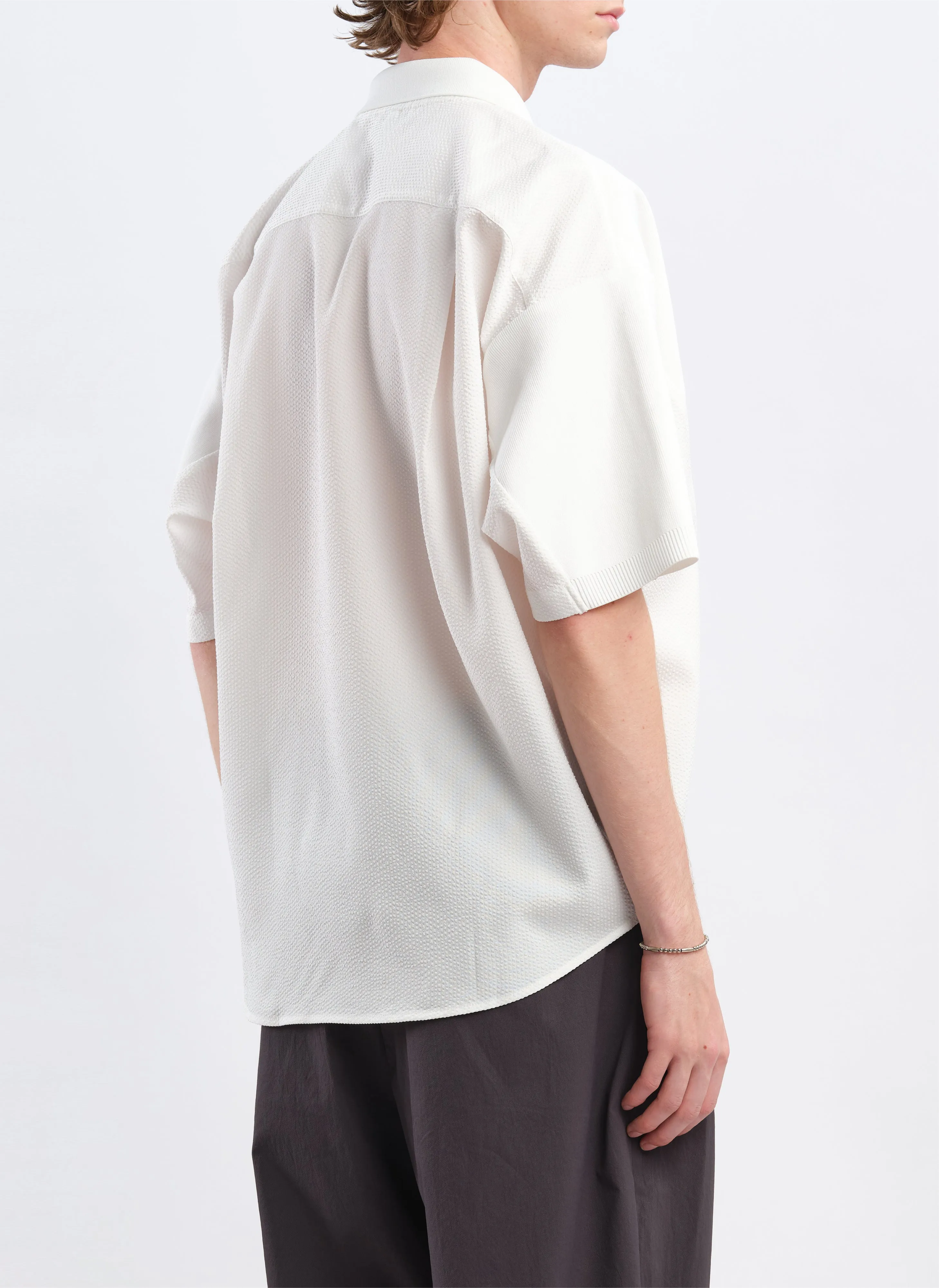 Polyester Business Knit Blocking Polo sold by INITIAL Fashion product image thumbnail 4