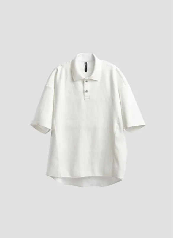 Polyester Business Knit Blocking Polo sold by INITIAL Fashion