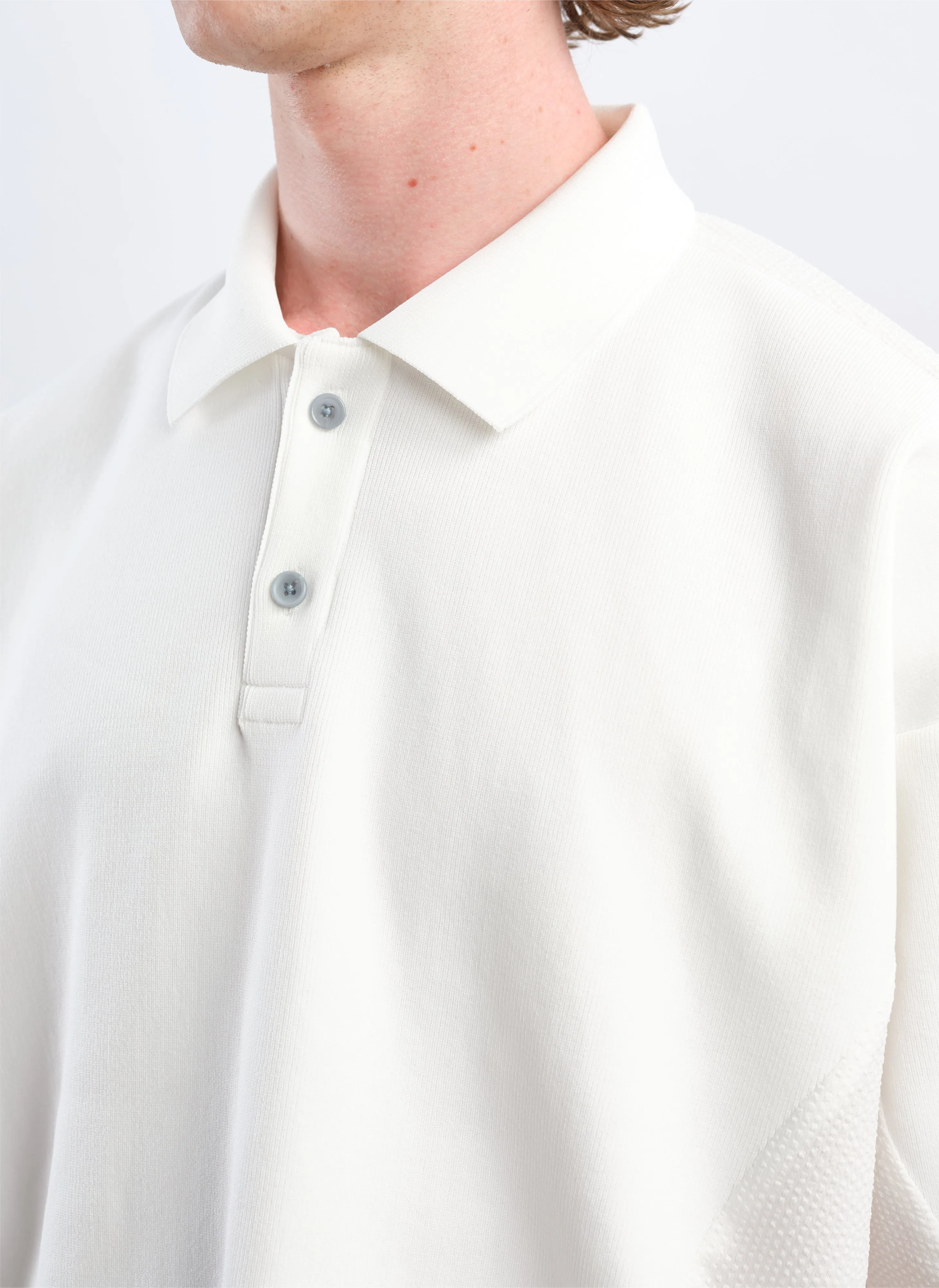 Polyester Business Knit Blocking Polo sold by INITIAL Fashion product image thumbnail 5