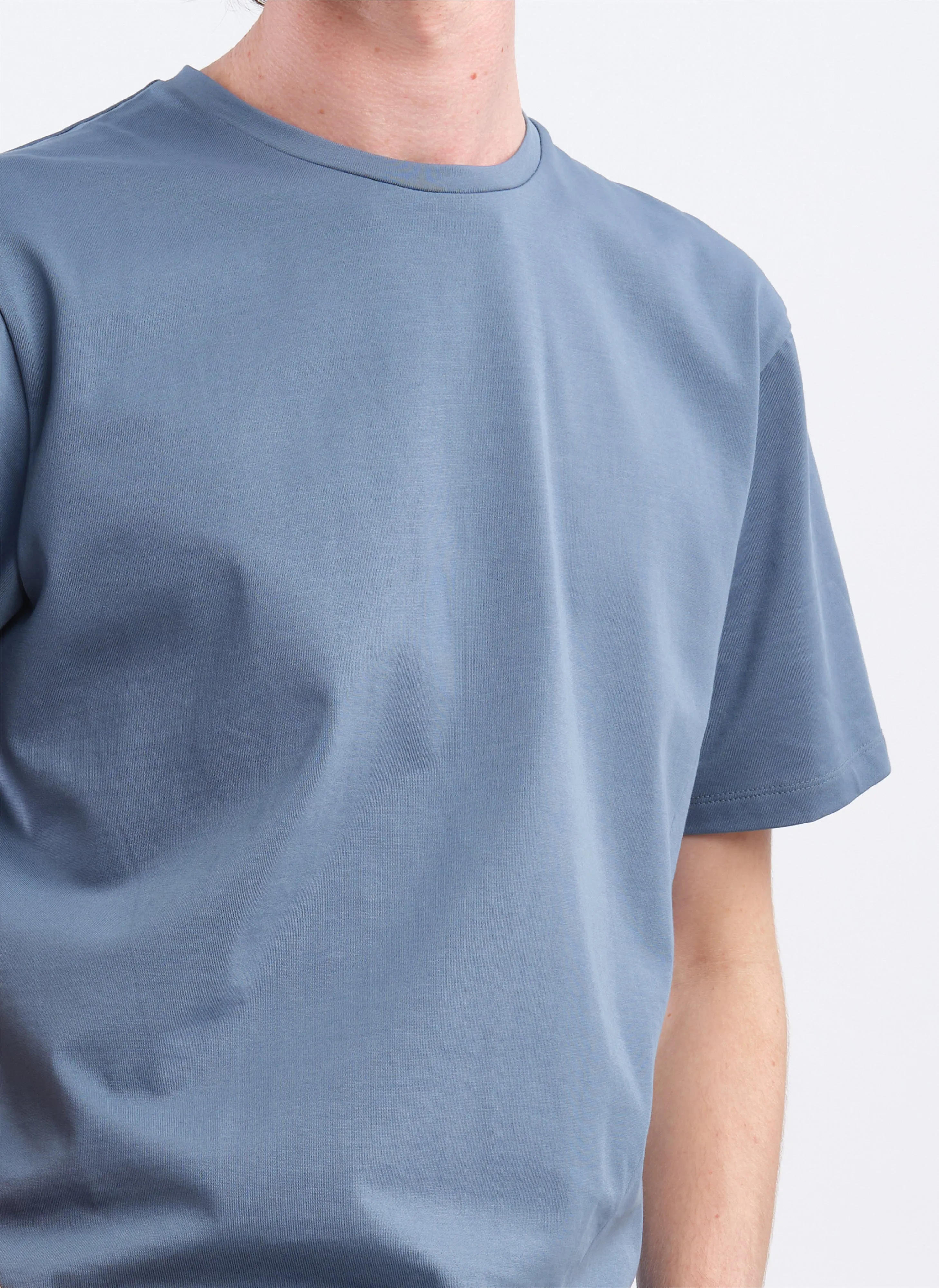 Mercerised Cotton Tee (T01) sold by INITIAL Fashion product image thumbnail 5