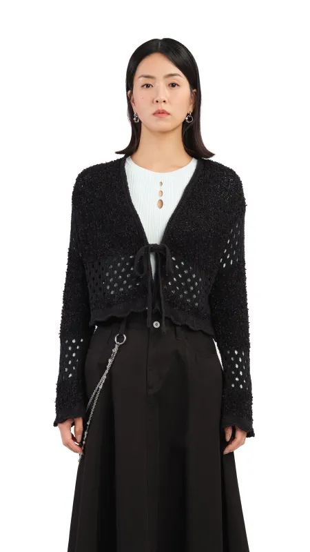 Fancy Yarn Cardigan sold by INITIAL Fashion
