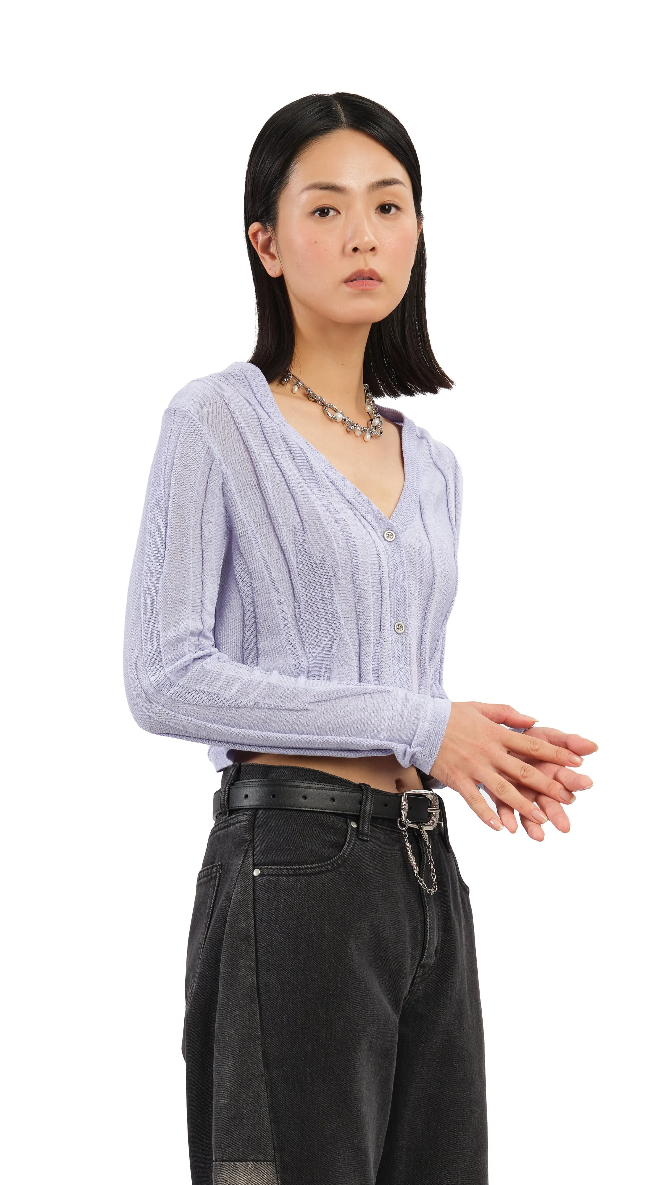 Cropped Cardigan sold by INITIAL Fashion product image thumbnail 2
