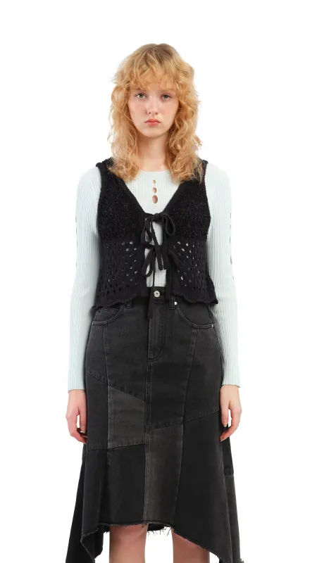 Fancy Knit Vest sold by INITIAL Fashion