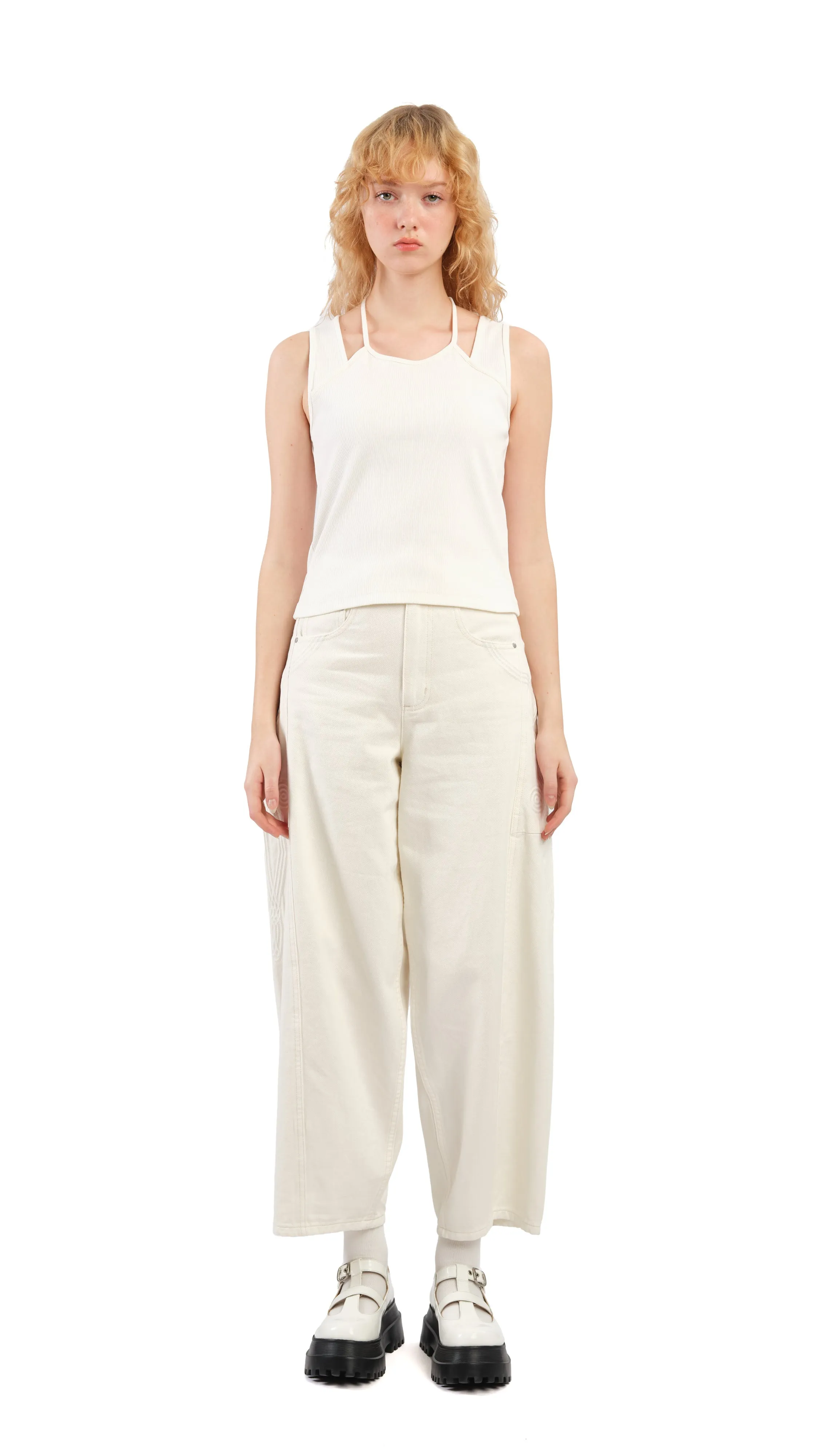 Cut-Out Tank Top sold by INITIAL Fashion product image thumbnail 4