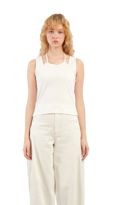 Cut-Out Tank Top sold by INITIAL Fashion