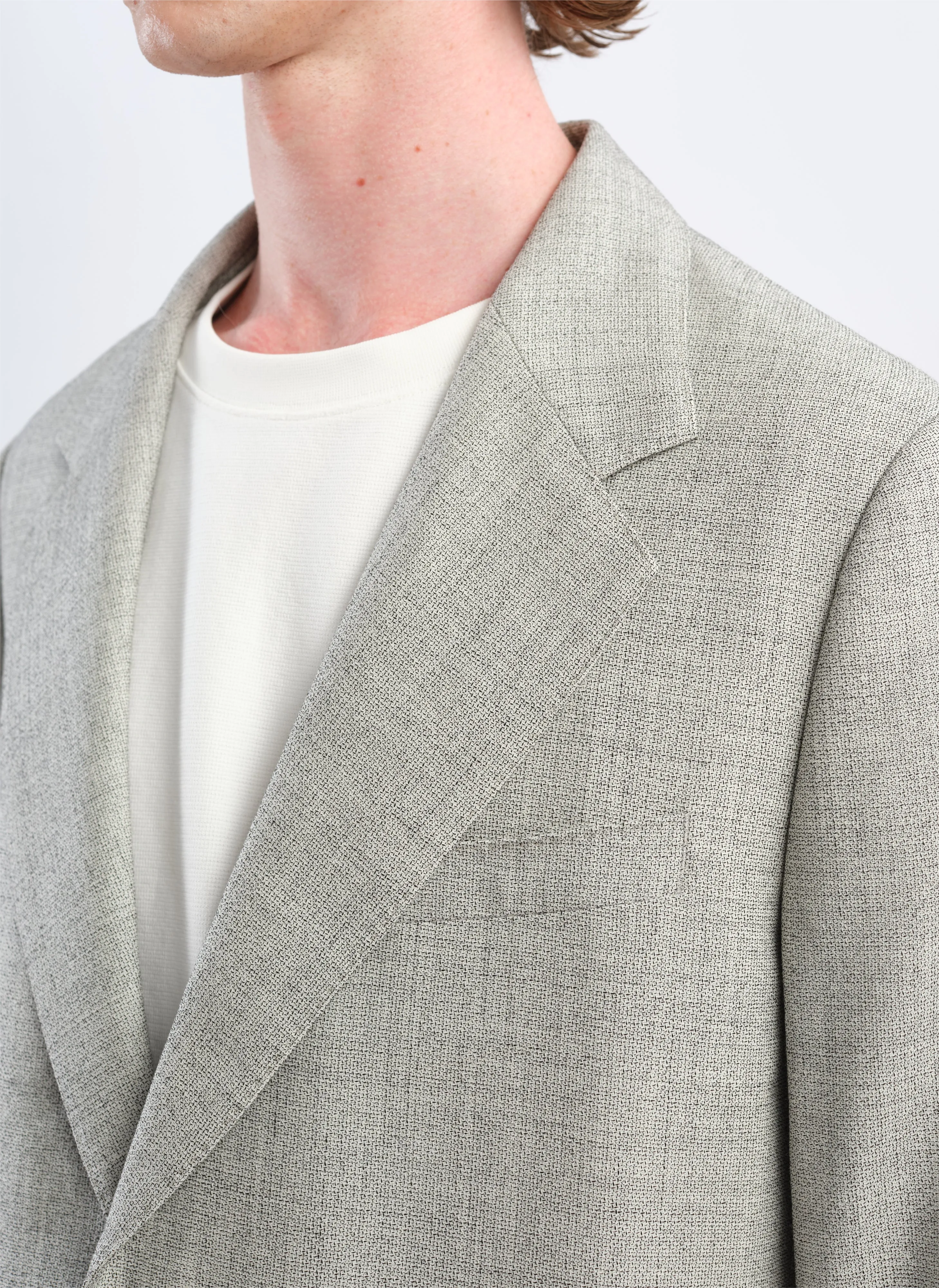 Marzotto Organic Wool Full Constructed Single Breasted Suit Blazer sold by INITIAL Fashion product image thumbnail 5