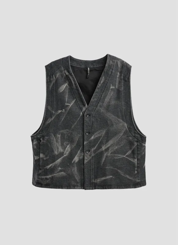 Cotton Polyester Jersey Waistcoat sold by INITIAL Fashion