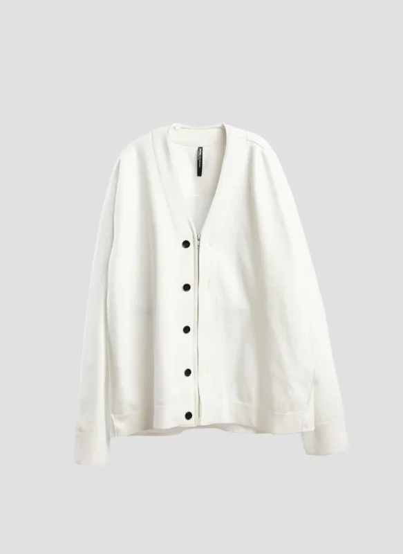 Polyester Business Knit Blocking  Zipped Cardigan sold by INITIAL Fashion