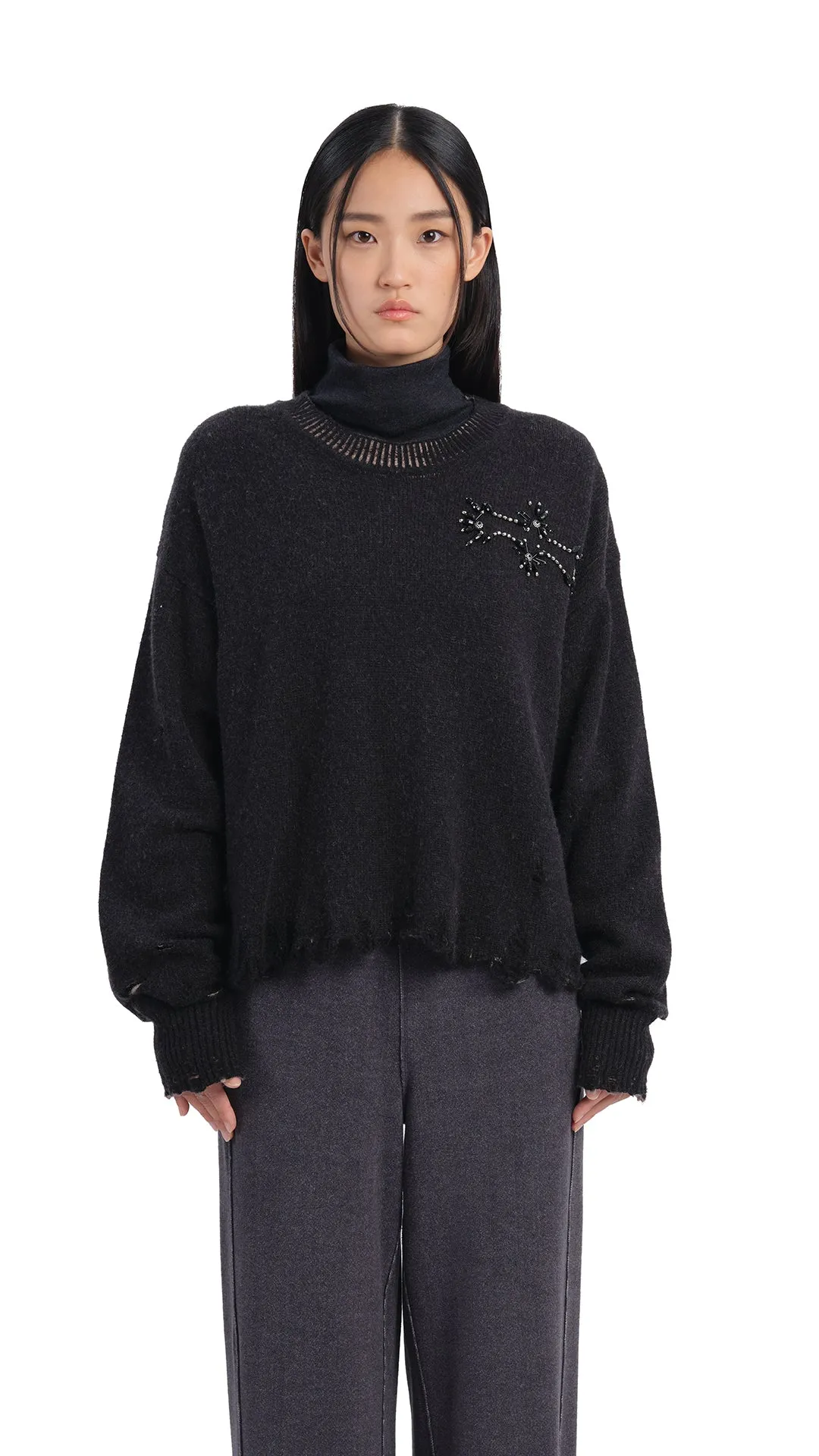 Distressed Pullover sold by INITIAL Fashion