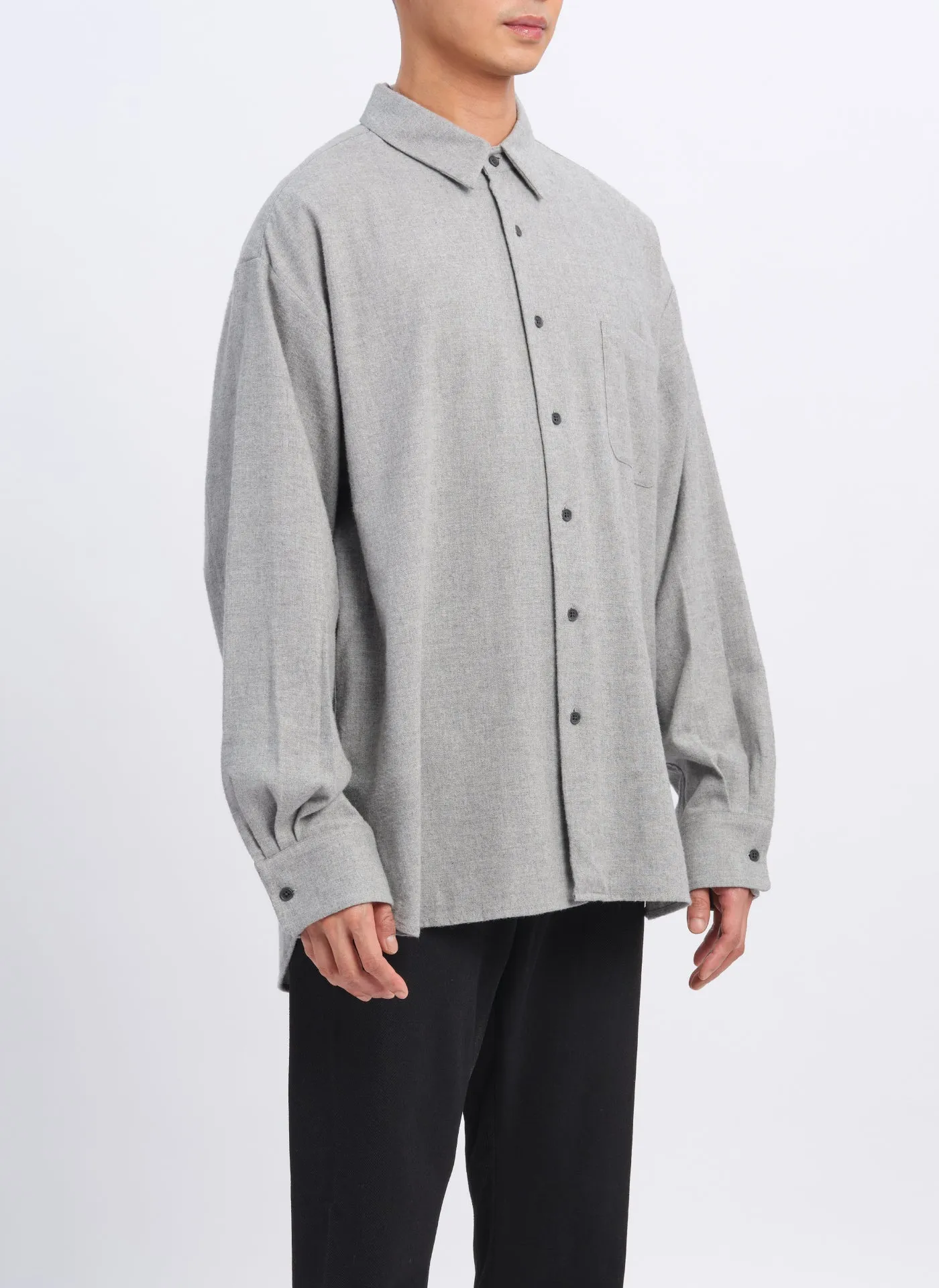 21S Brushed Chambray Classic Shirt sold by INITIAL Fashion product image thumbnail 4