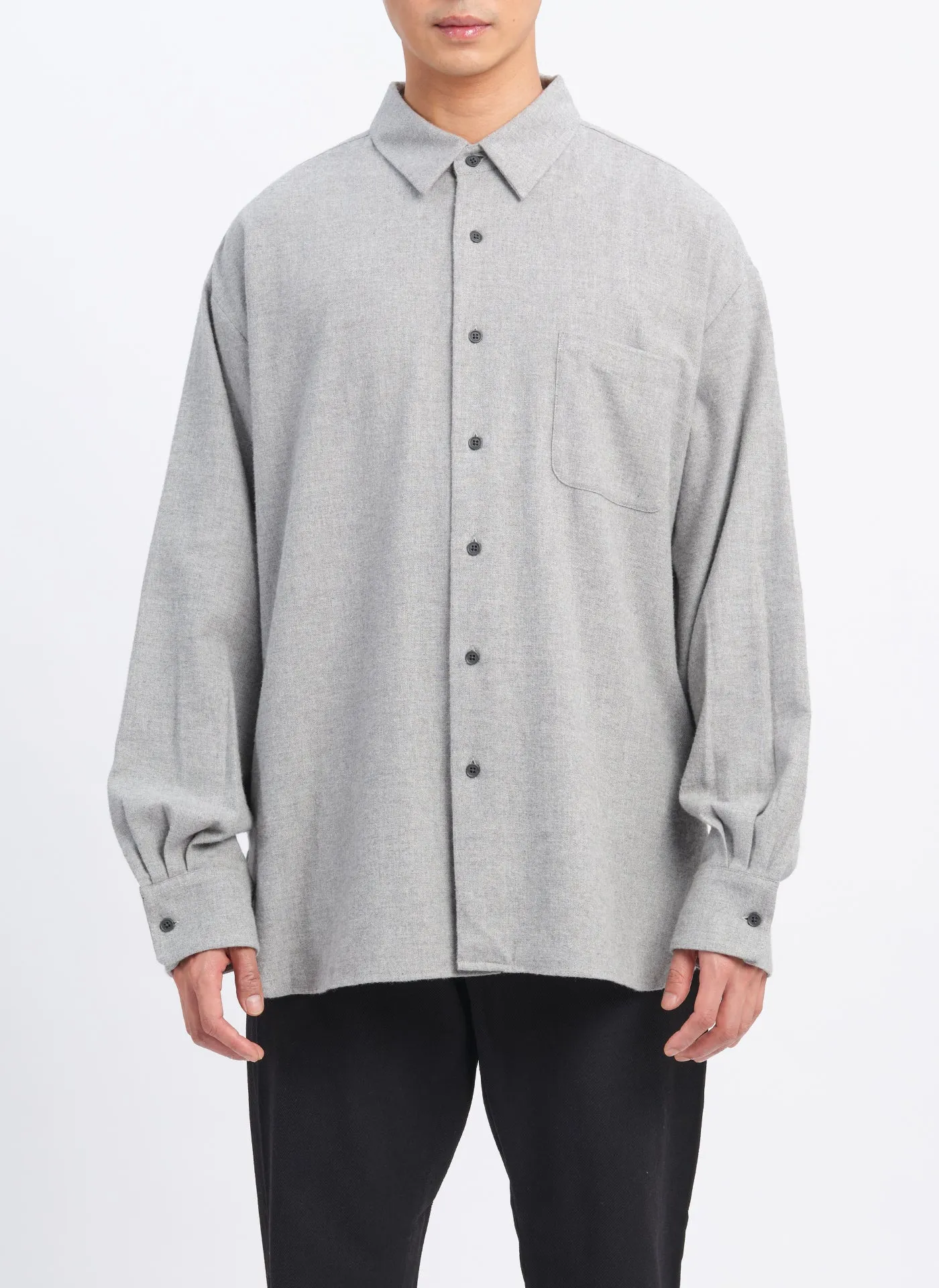 21S Brushed Chambray Classic Shirt sold by INITIAL Fashion product image thumbnail 2