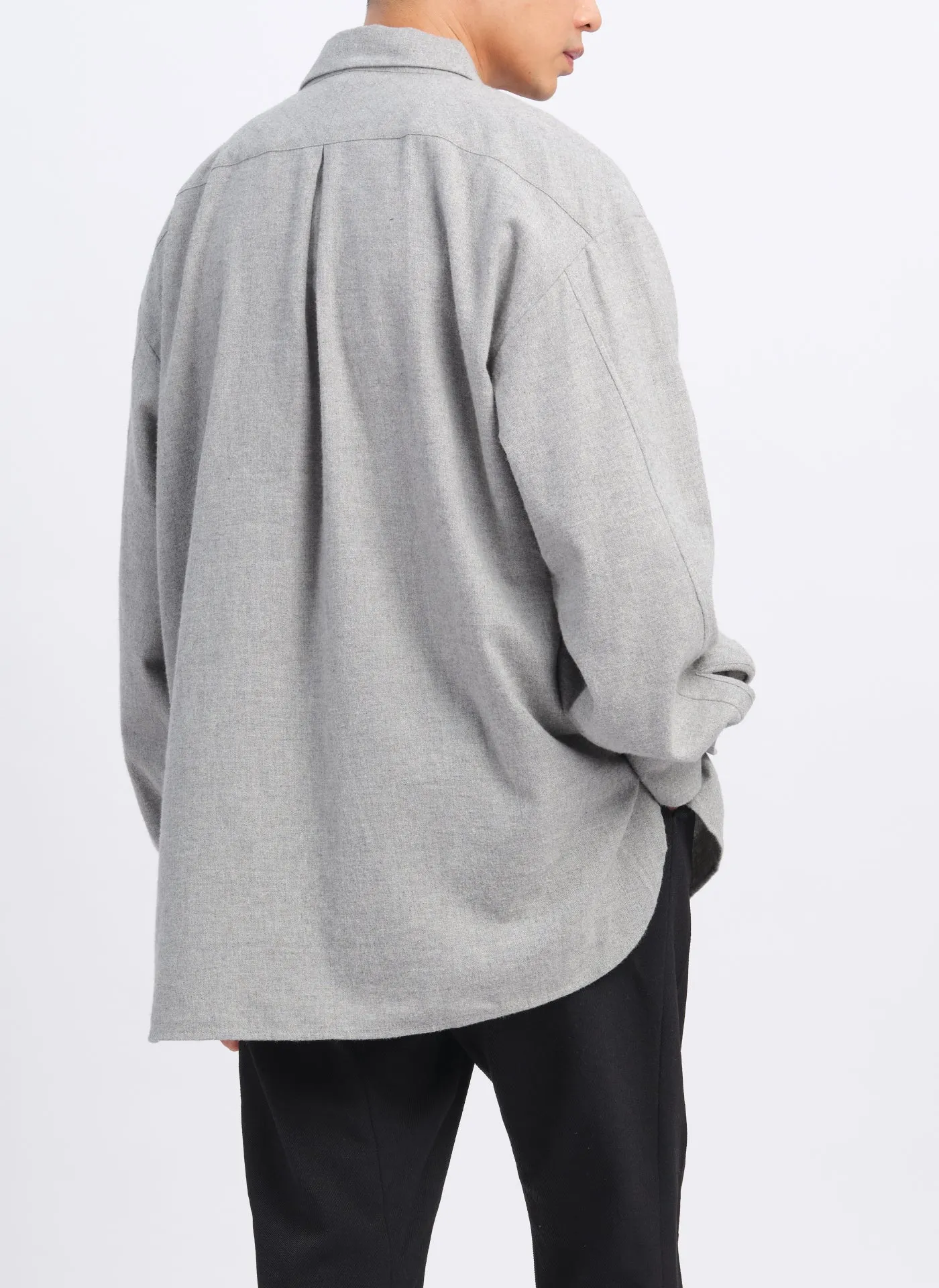 21S Brushed Chambray Classic Shirt sold by INITIAL Fashion product image thumbnail 5