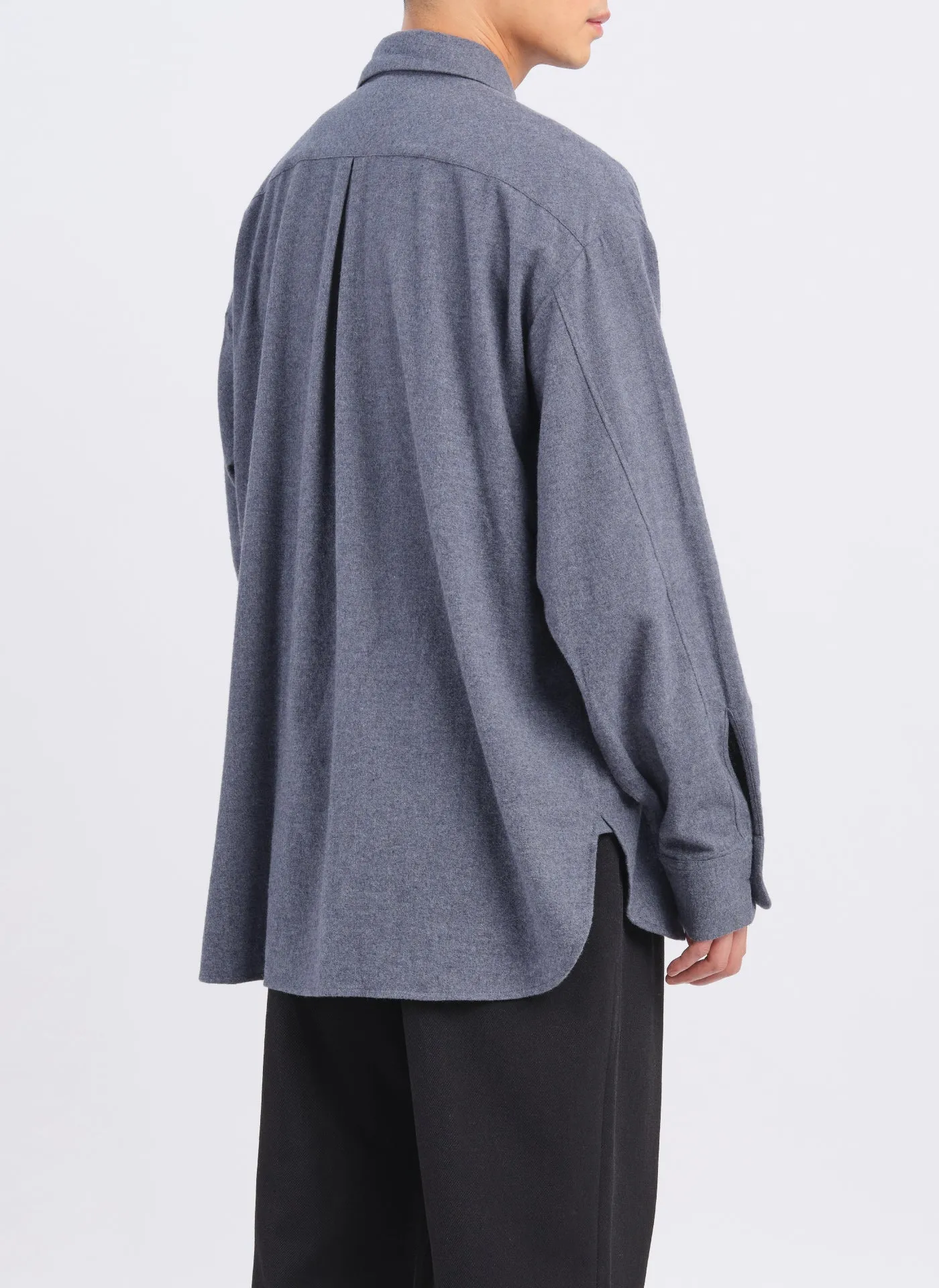 21S Brushed Chambray Classic Shirt sold by INITIAL Fashion product image thumbnail 4