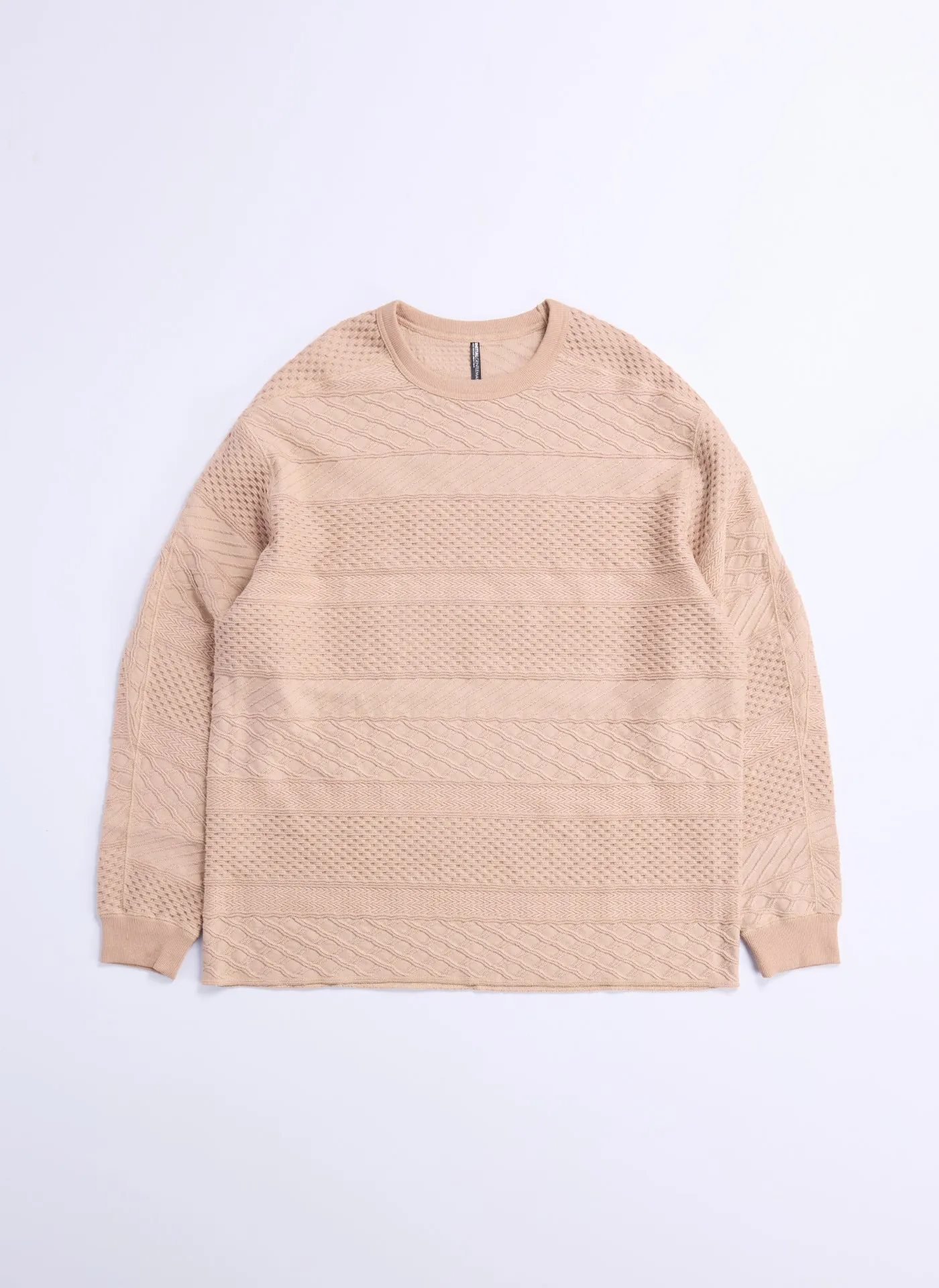 Cotton Jacquard Patchwork Tops sold by INITIAL Fashion