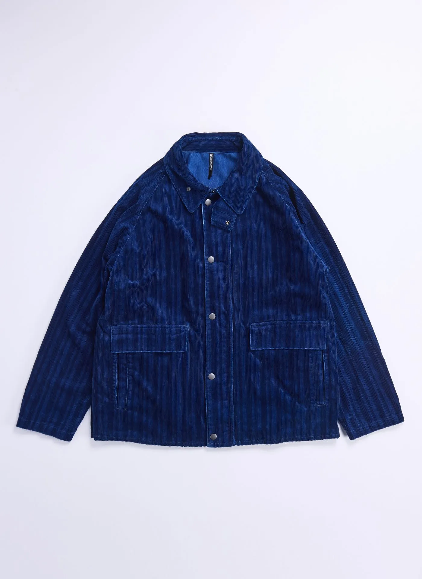 Indigo Cotton Corduroy Hunting Jacket sold by INITIAL Fashion
