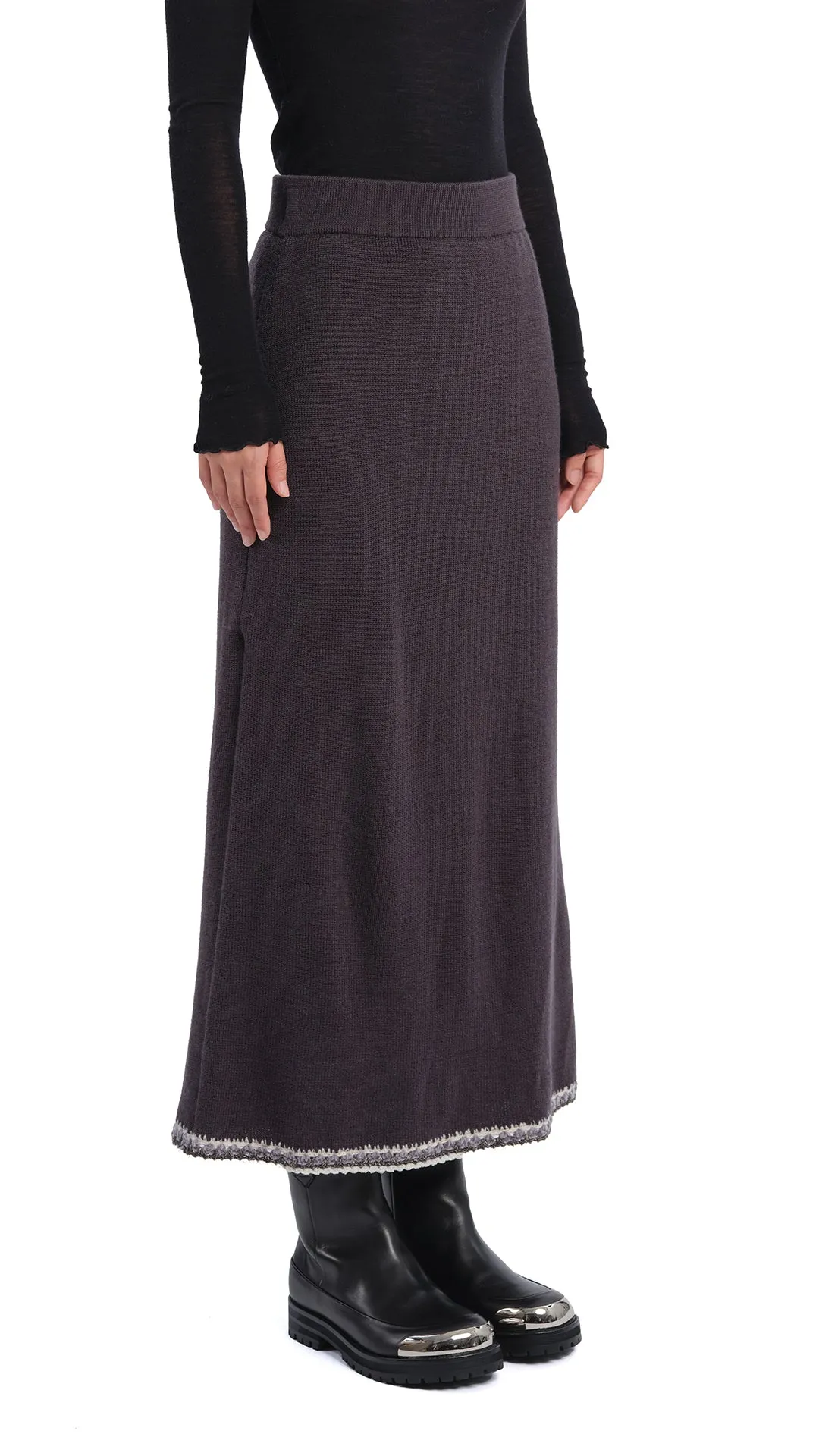 Crochet Trims Pencil Skirt sold by INITIAL Fashion product image thumbnail 2