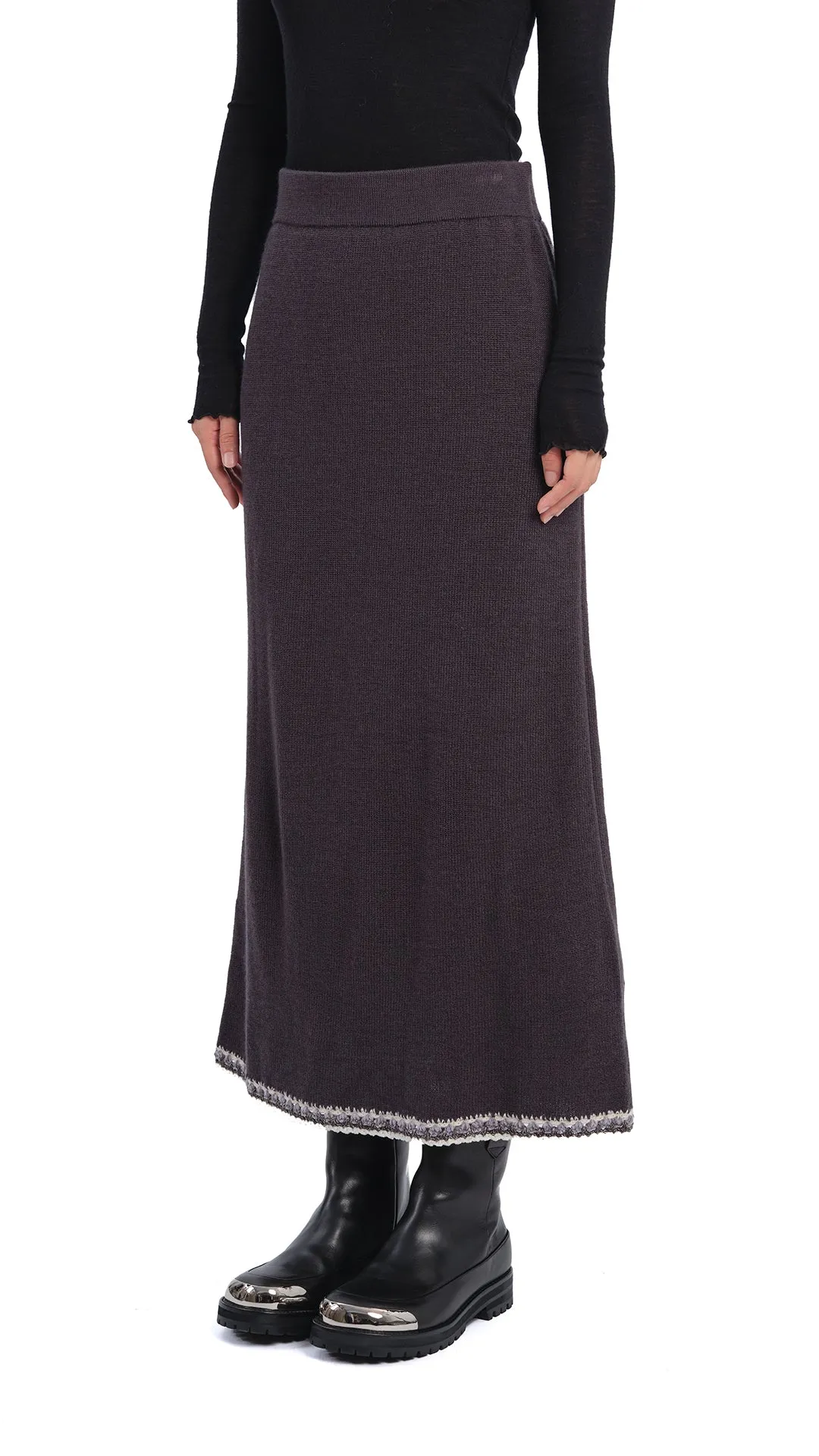 Crochet Trims Pencil Skirt sold by INITIAL Fashion product image thumbnail 3