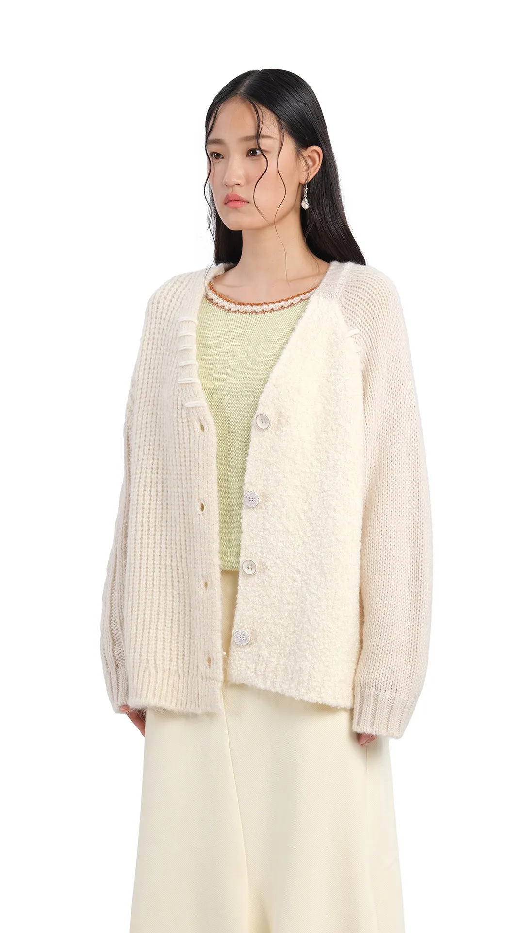 Patchwork Cardigan sold by INITIAL Fashion product image thumbnail 3