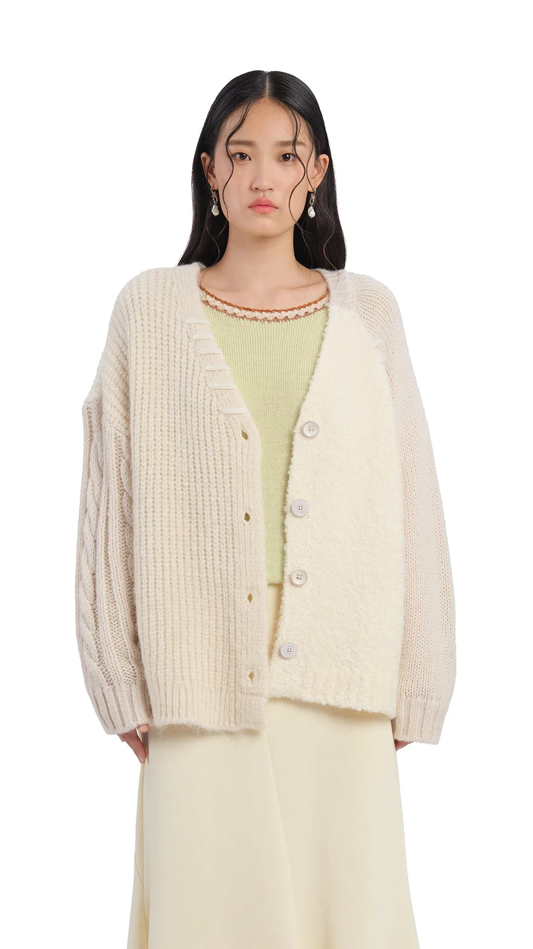 Patchwork Cardigan sold by INITIAL Fashion