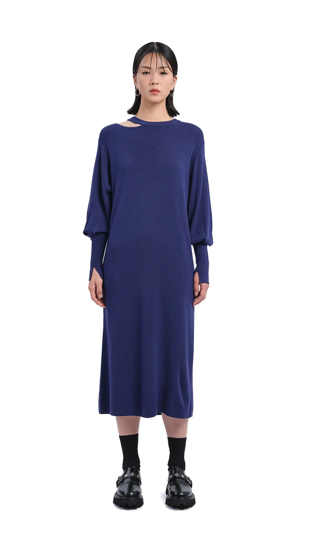 Biella Wool Knit Dress sold by INITIAL Fashion