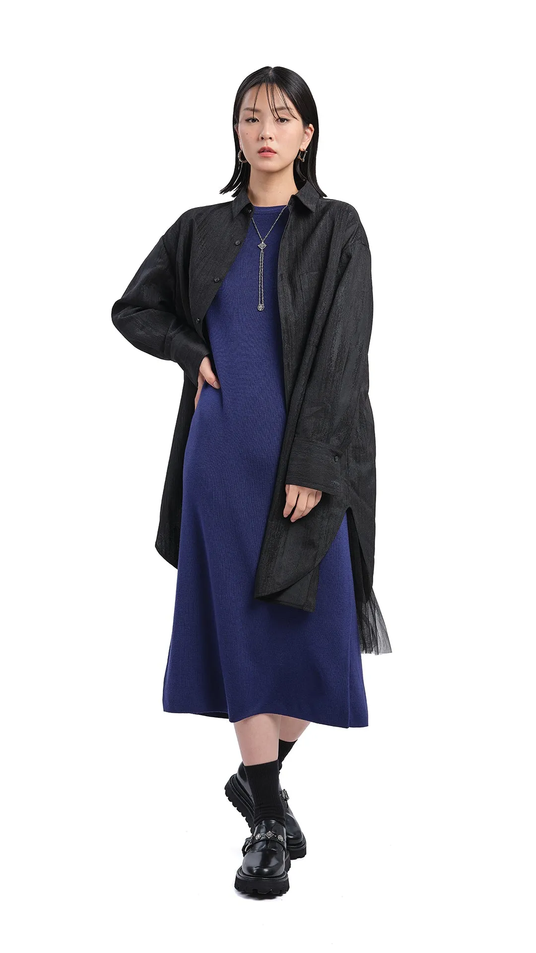 Biella Wool Knit Dress sold by INITIAL Fashion product image thumbnail 4