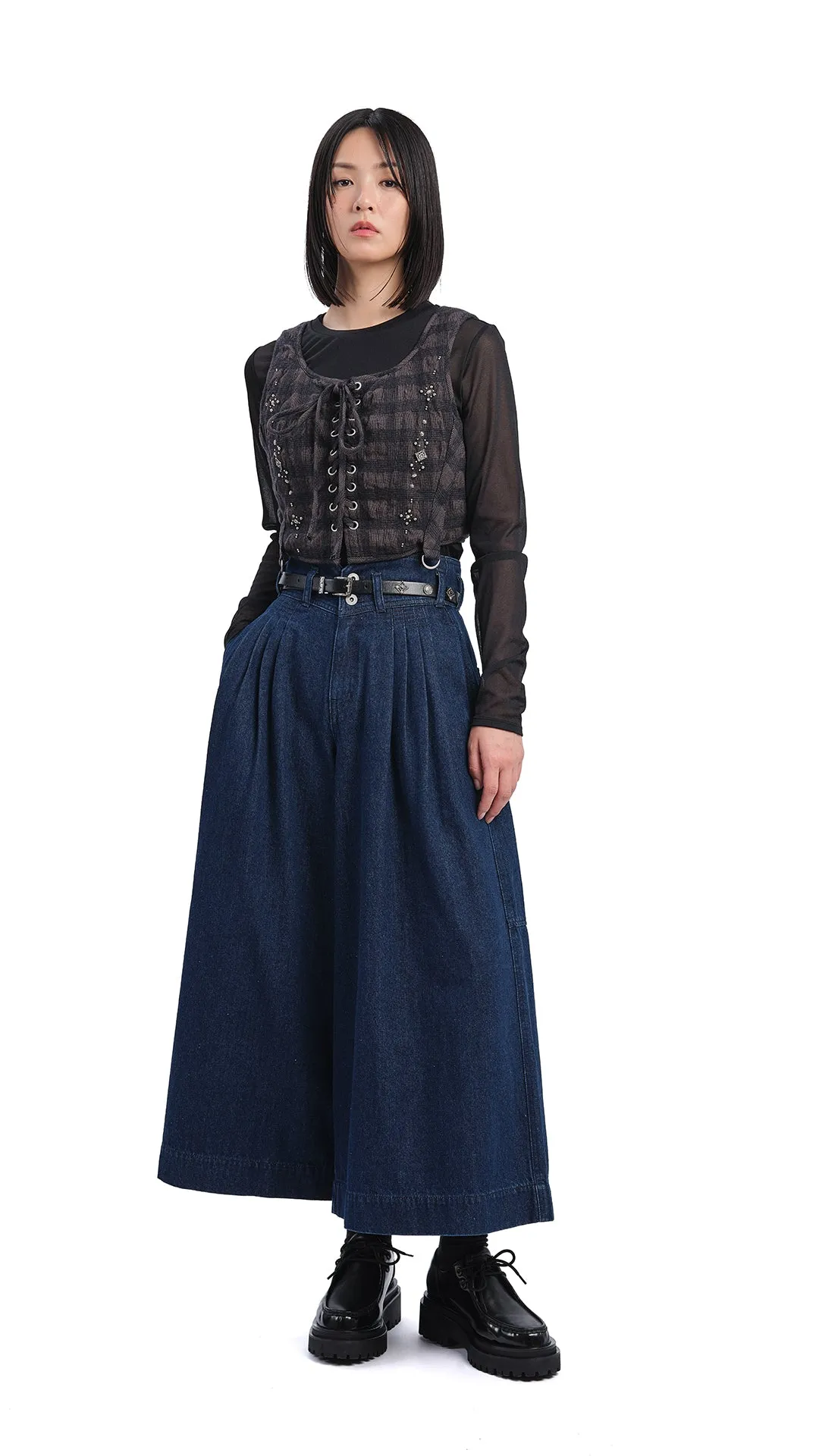 Checker Studs Corset sold by INITIAL Fashion product image thumbnail 5